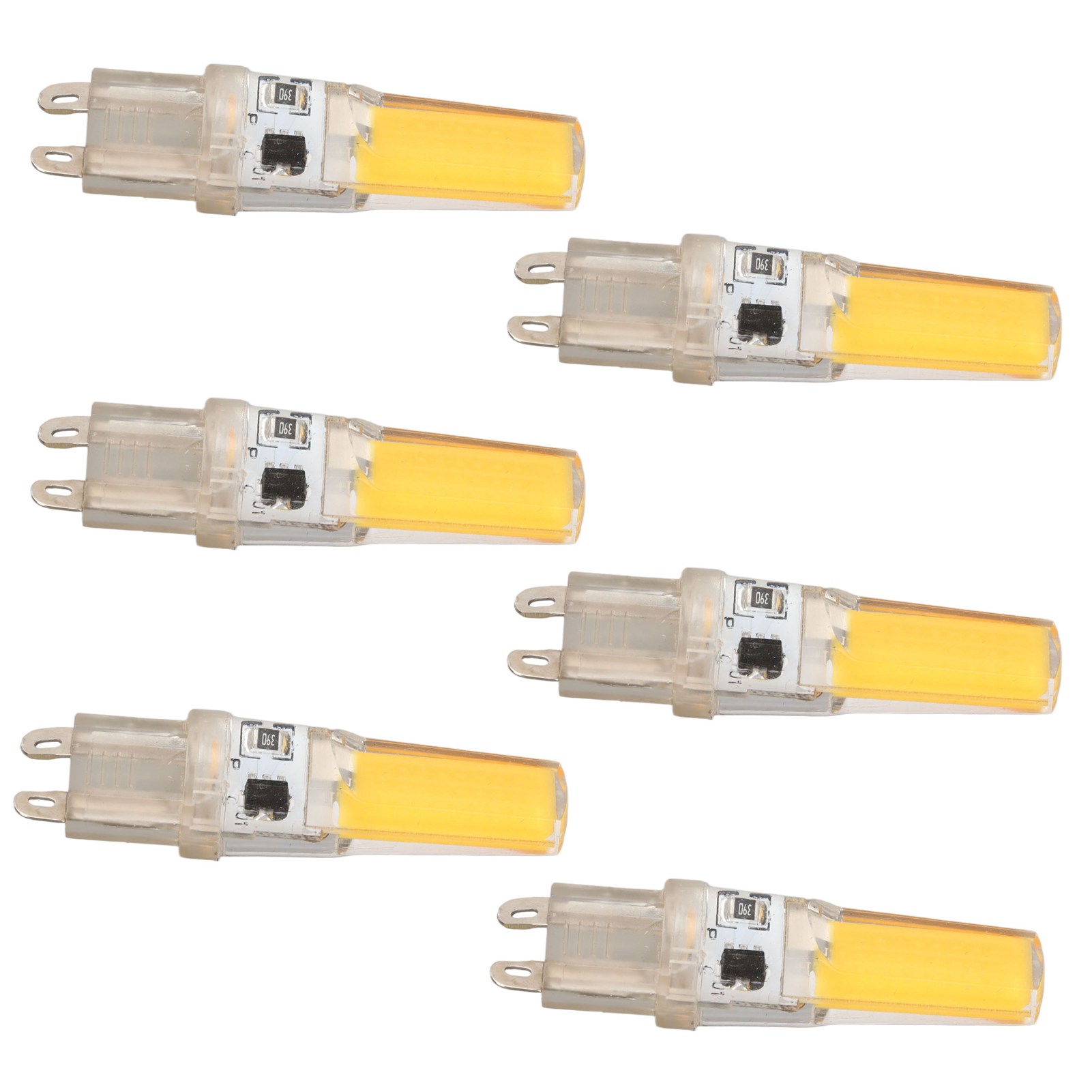 G9 Cob Silikon-dimmlampe, 220 V, Warmweiß, 6er-pack Für Pendel-, Decken-, Wand- Und Tischleuchten