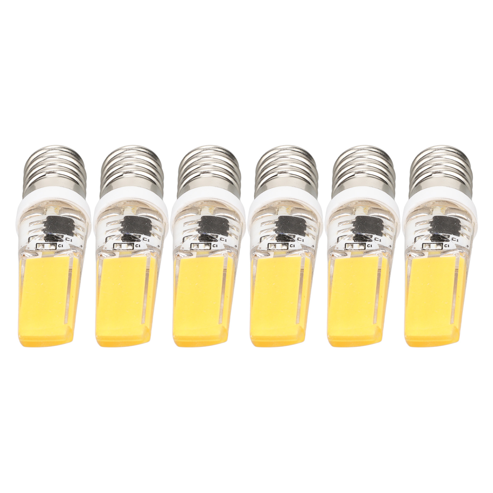 Konvolut Von 6 E14 Cob-silikonlampen, Dimmbar, Warmweiß, 220 V, Für Deckenleuchten, Kronleuchter, Wandleuchten Und Tischlampen