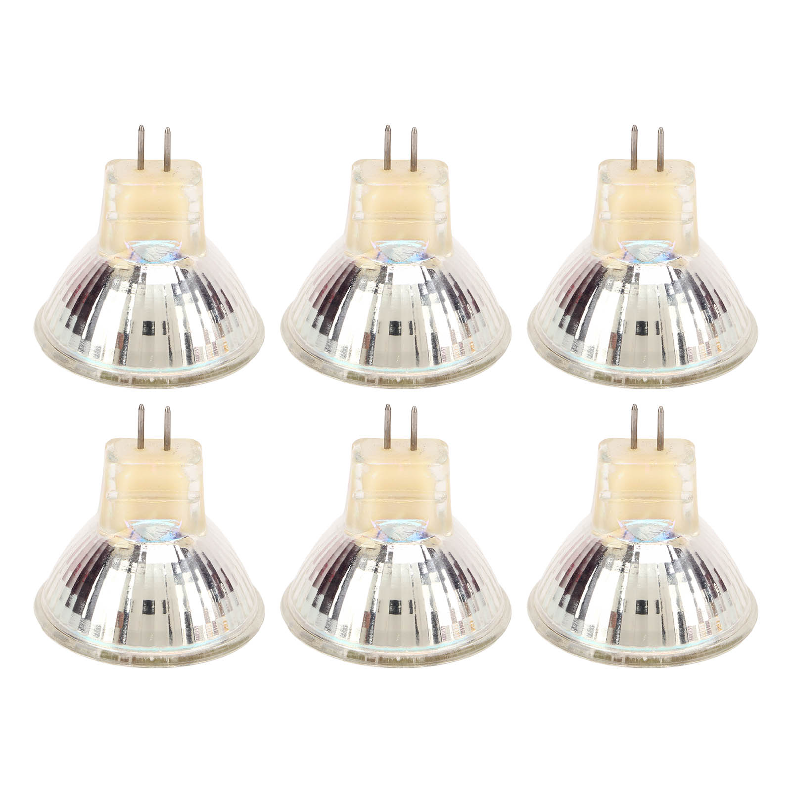 6er-pack Gu4-led-lampen, 15 Leds, 270 Lumen, 3 W, Mr11-spot, 12 V, Kaltweiß Für Schienenbeleuchtung