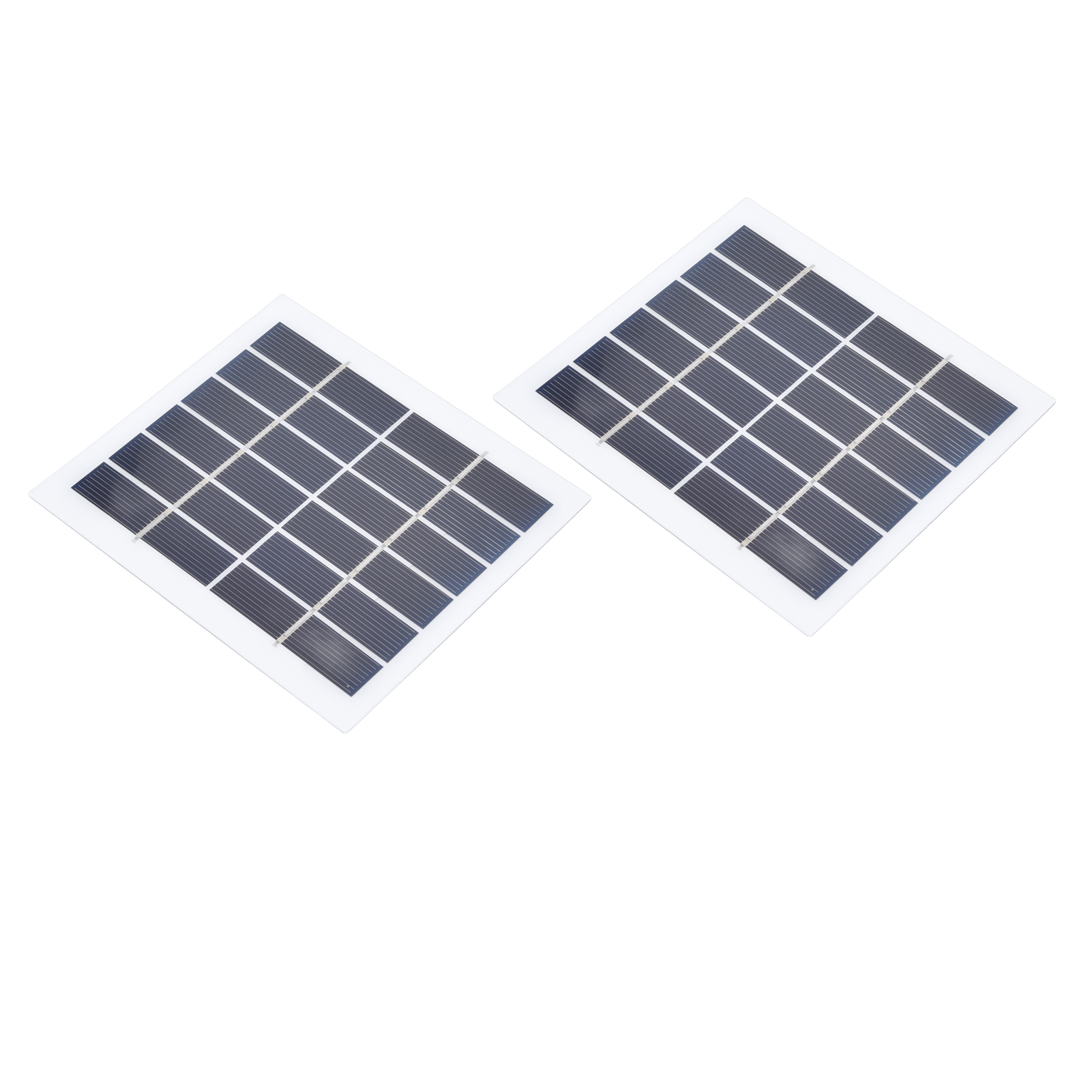 Set Mit 2 Giantofsun 6v 2w Monokristallinen Solarmodulen, Photovoltaikzellen Ohne Batterie, Lieferung In Luftpolsterfolie