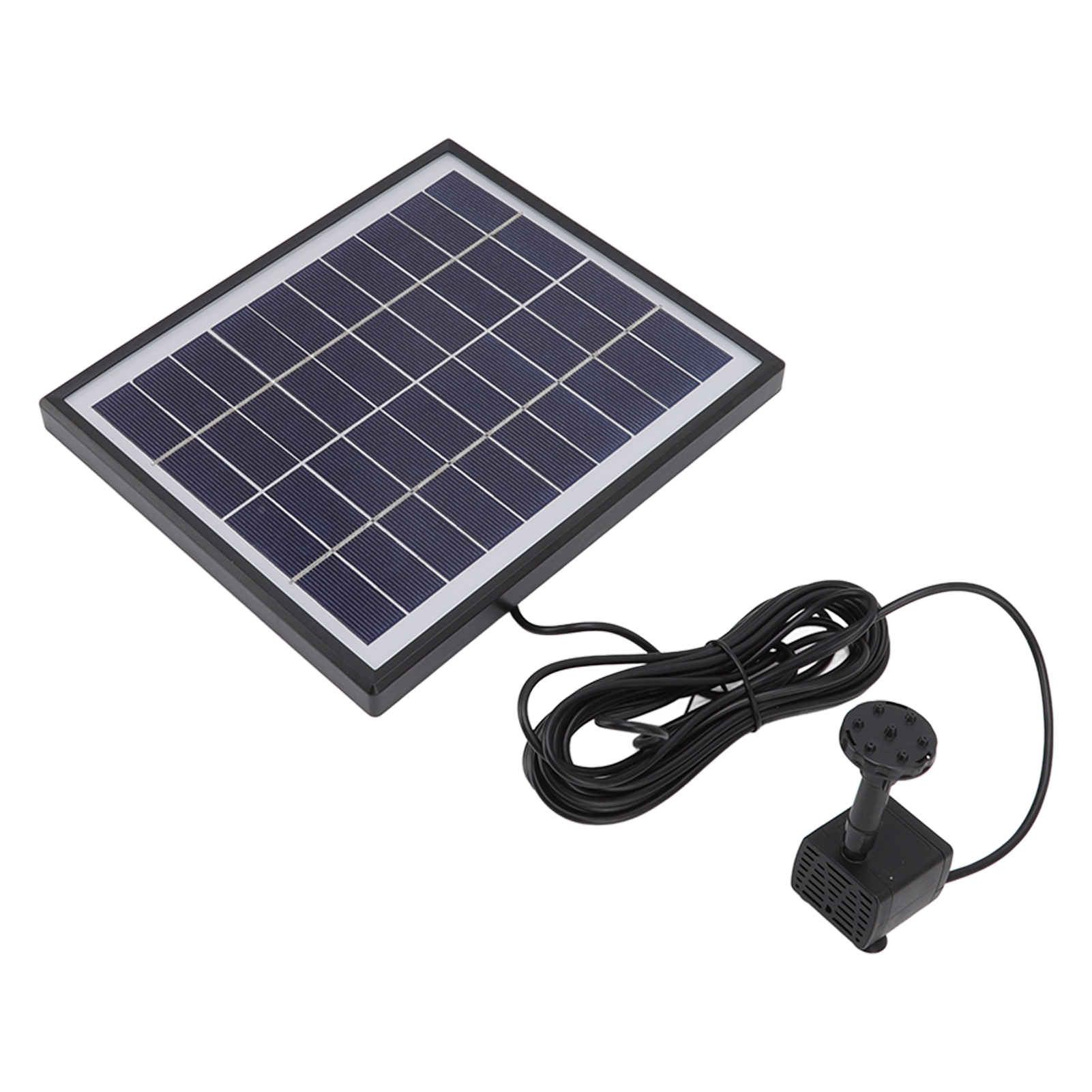 12v 5w Dekorative Schwimmende Solarfontäne Für Teich, Gartenwasserfall (batterie Nicht Enthalten)