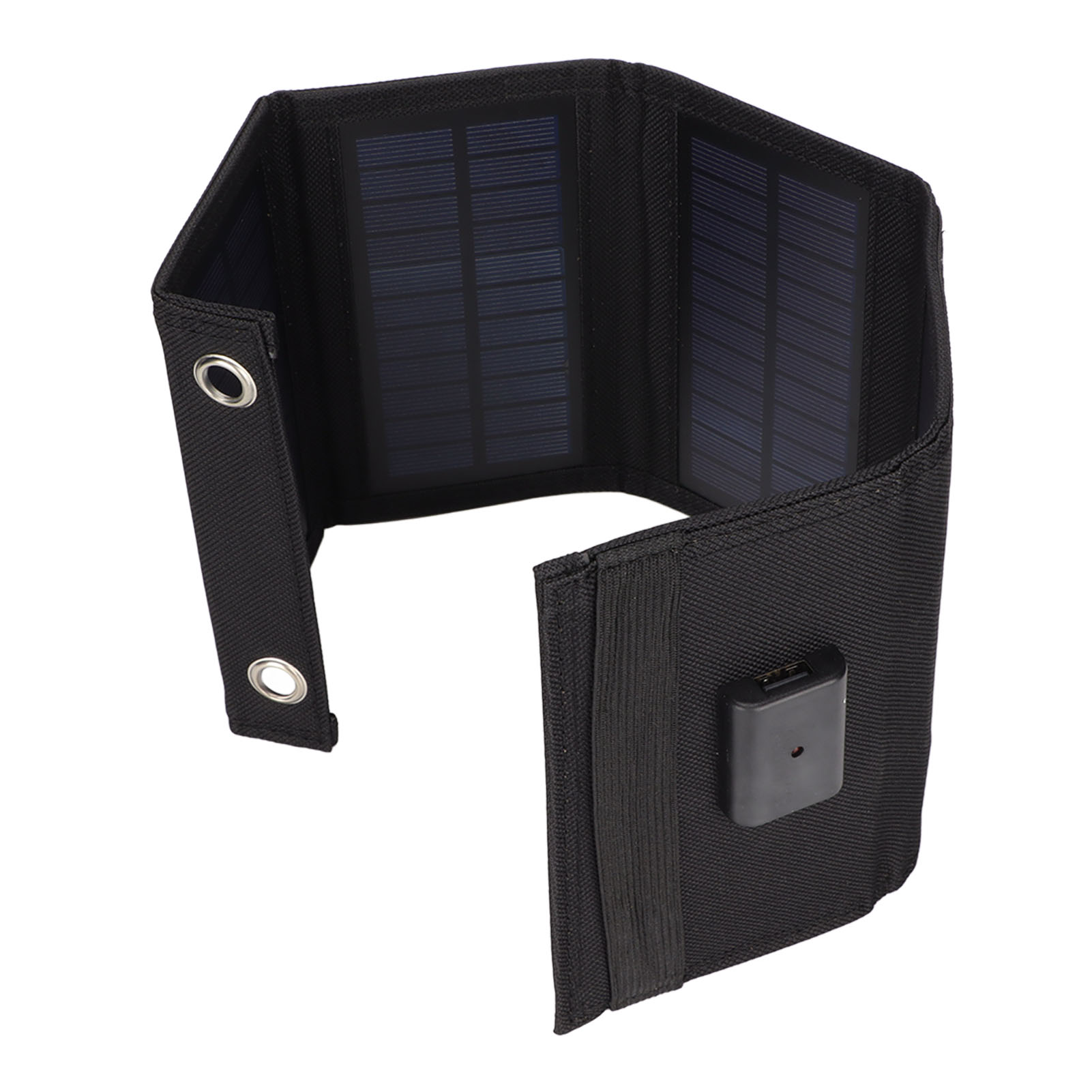 10w Faltbares Solarpanel, Tragbarer Usb-ladegerät Für Outdoor-handys, Polykristallines Solarpanel (batterie Nicht Enthalten)
