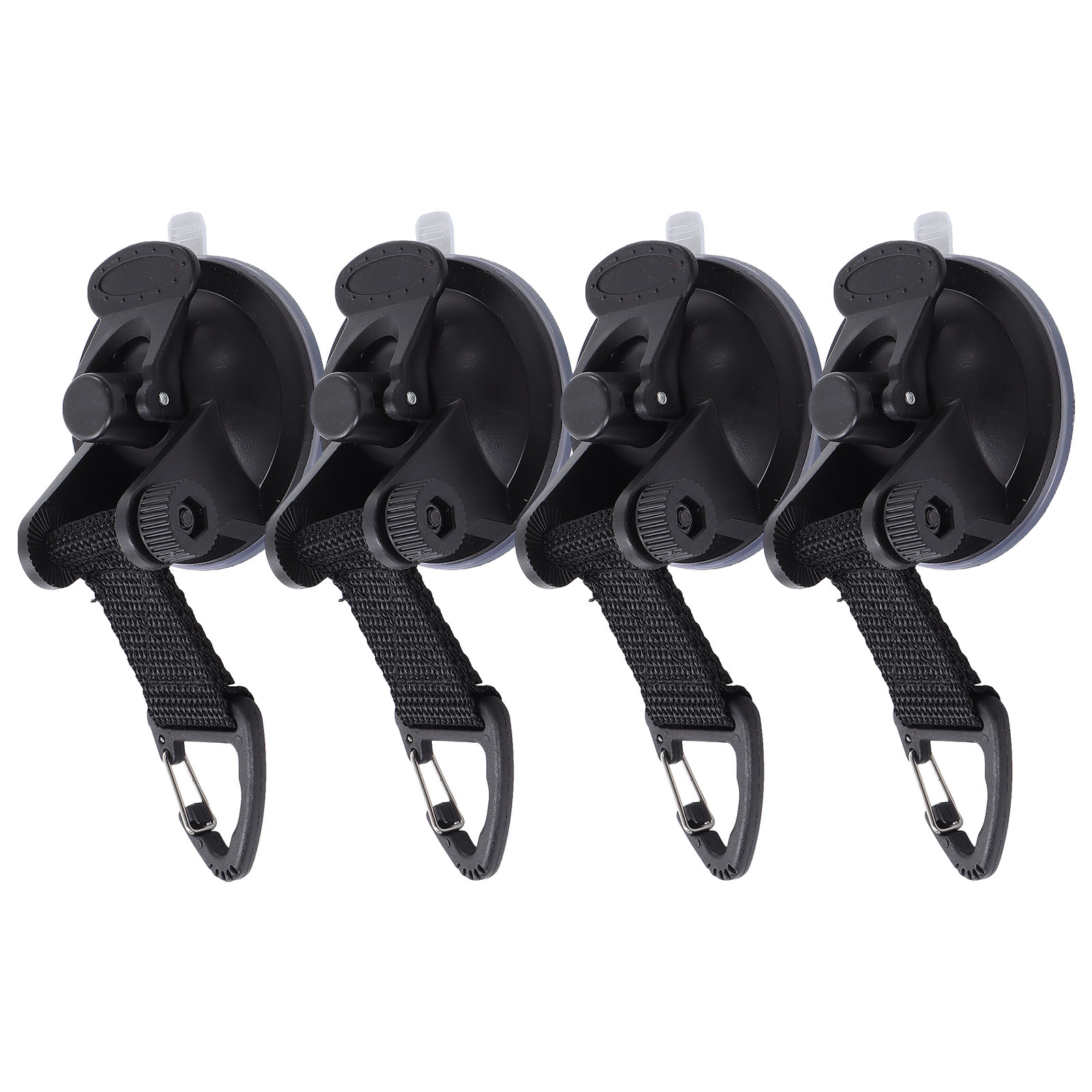 Set Mit 4 Vielseitigen Saugnapfhaken Für Dachzelte, Camping, Reisen, Auto Und Zuhause