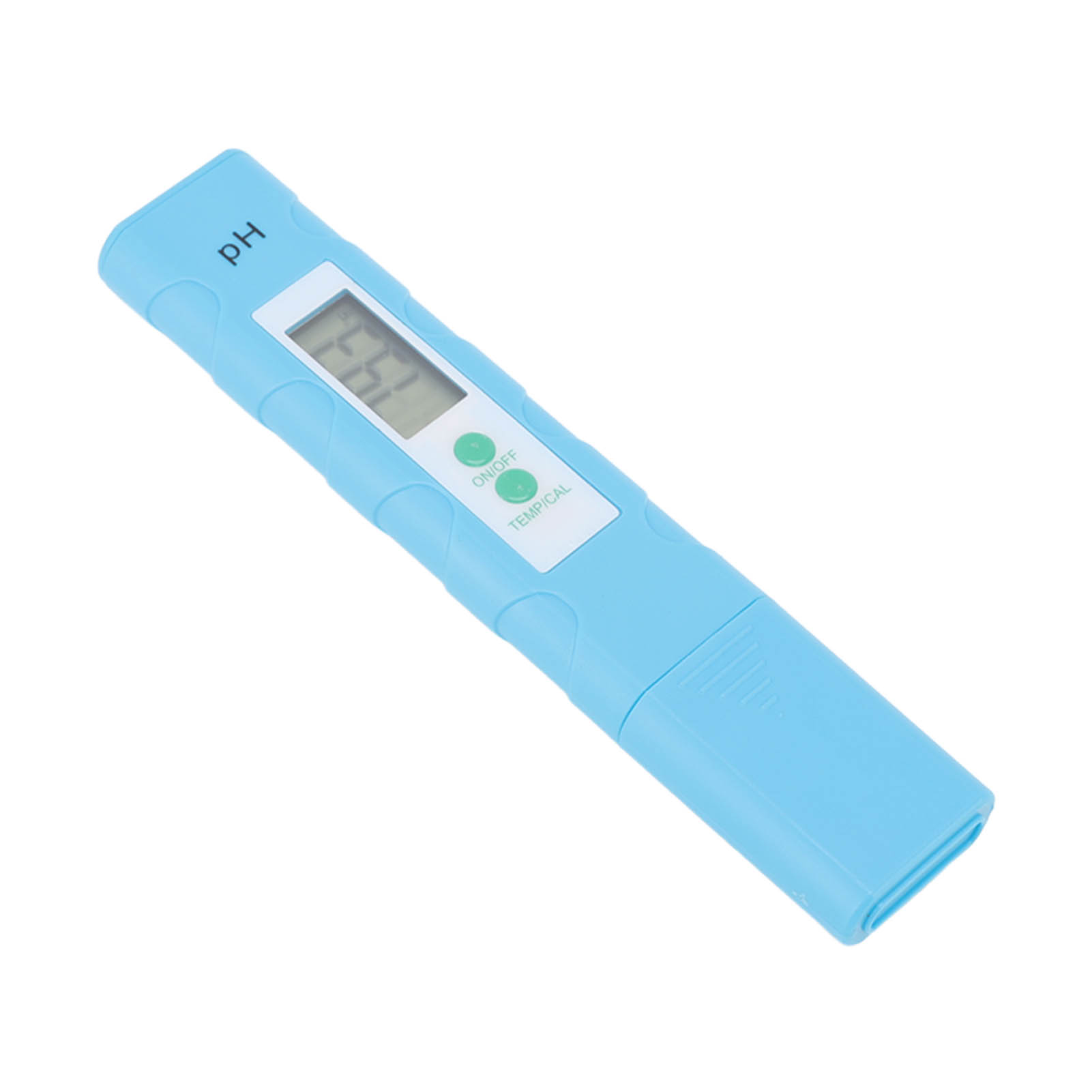 Hochpräzises, Tragbares Digitales Ph-meter In Hellblau Mit Temperaturregelung Für Aquarien Und Schwimmbäder, Säure-base-testelektrode (batterie Nicht Enthalten, In Einer Tasche)