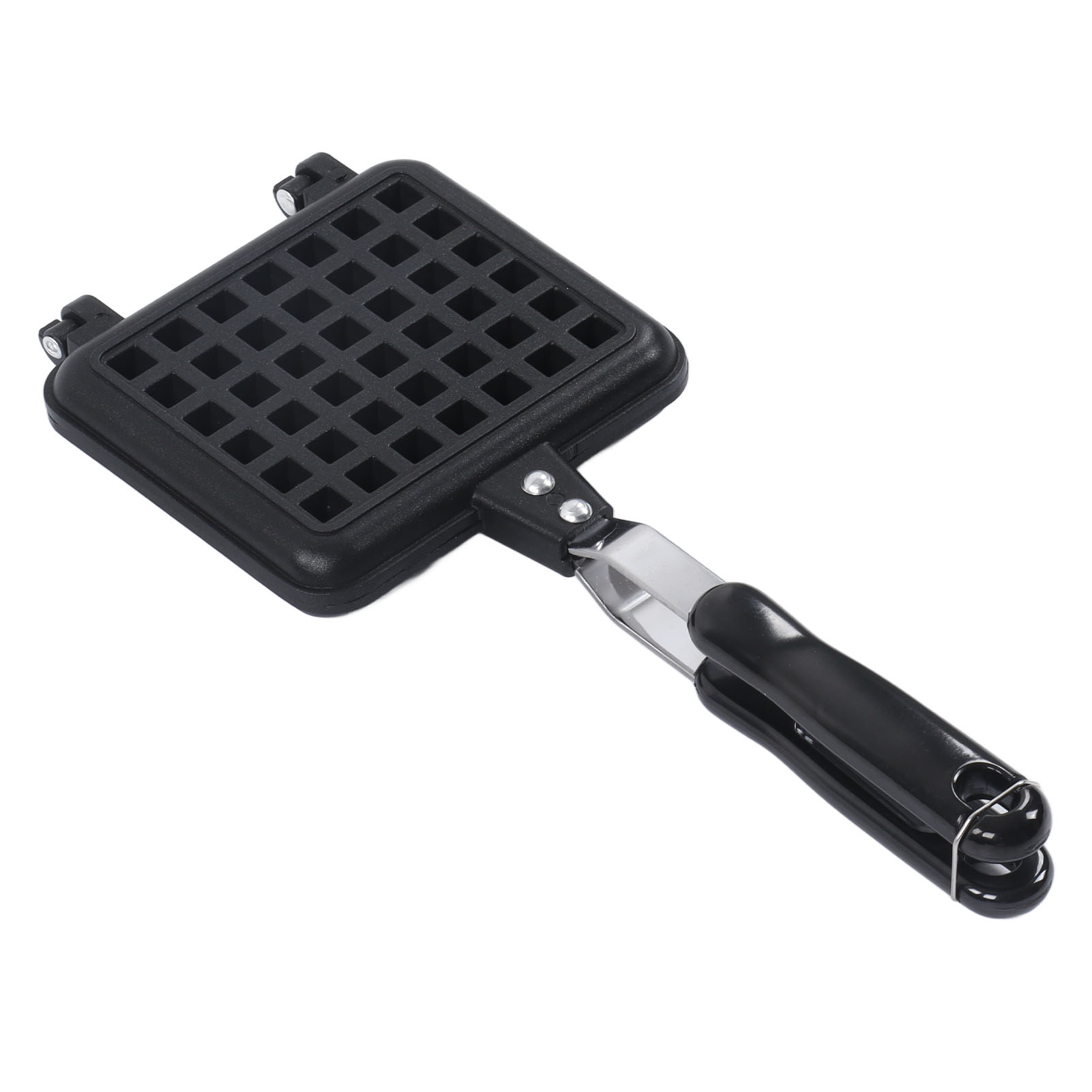 Quadratische Waffelform Mit Antihaftbeschichtung Aus Aluminiumguss, Waffeleisen, Backform Für Einarmige Quadratische Waffeleisen