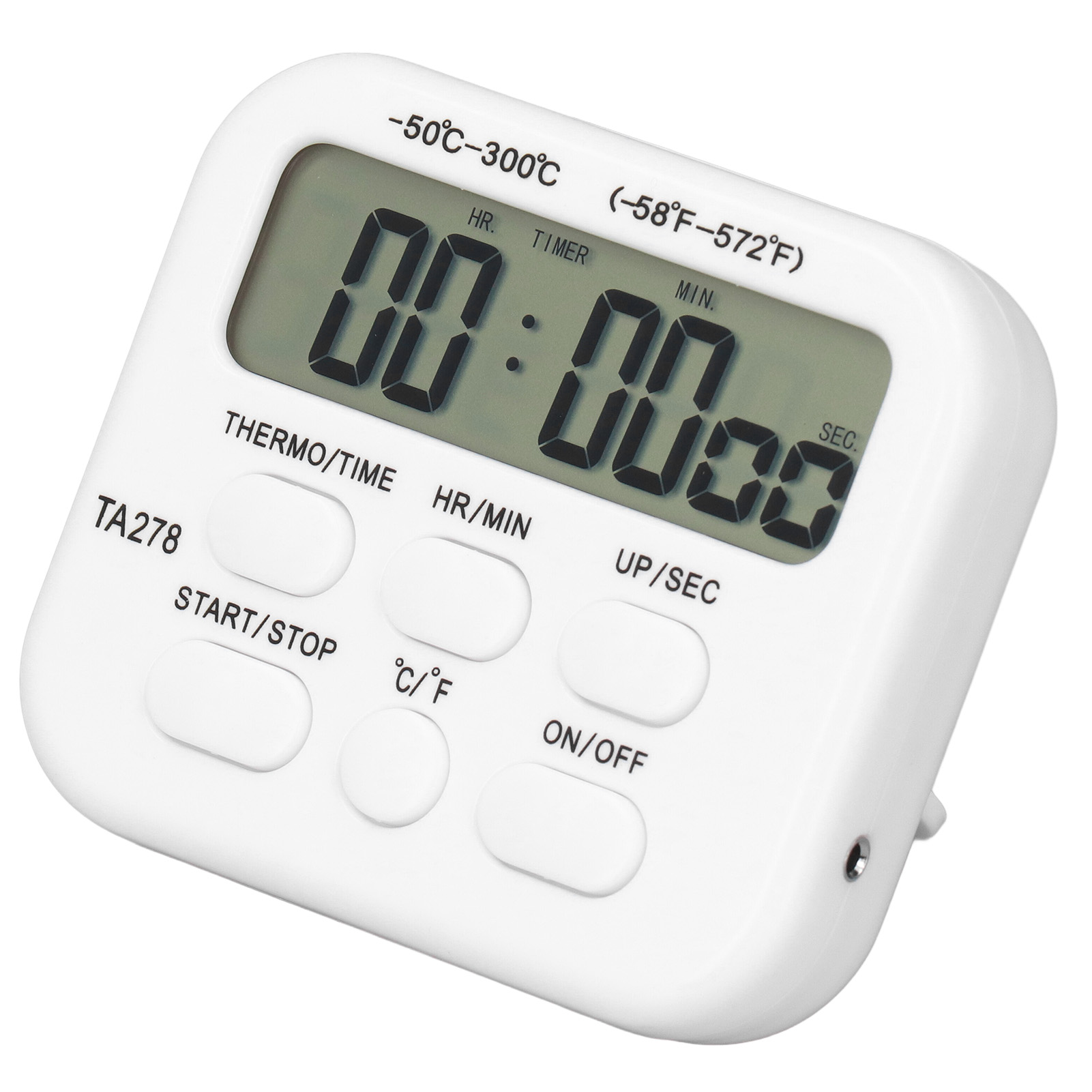 Multifunktionaler Küchentimer, Grillthermometer Mit Sonde Zum Kochen, Braten Und Frittieren, Batterielos