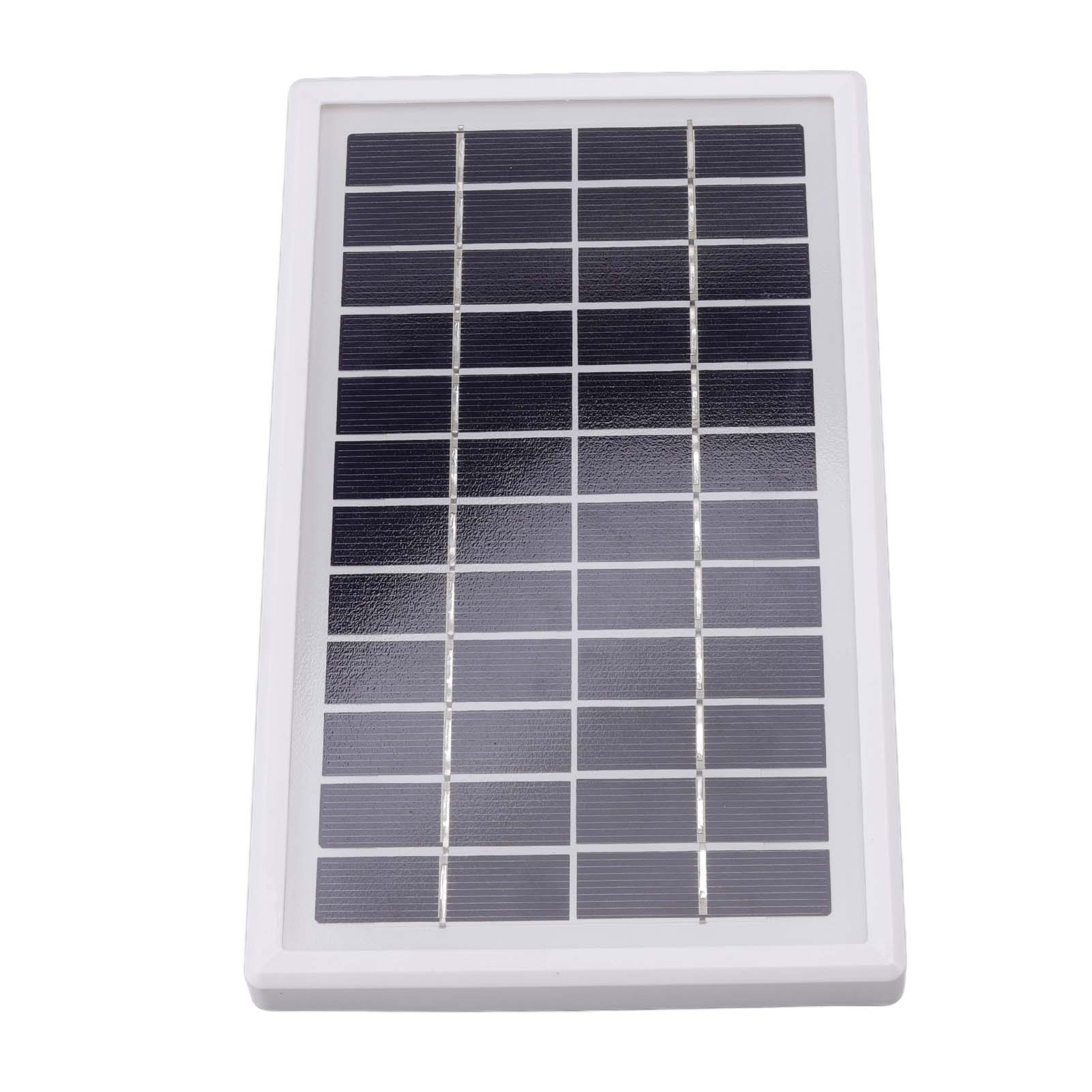 3w 12v Polykristallines Solarmodul Mit Rahmen, Photovoltaikmodul Mit 12v Dc-ausgang (ohne Batterie)