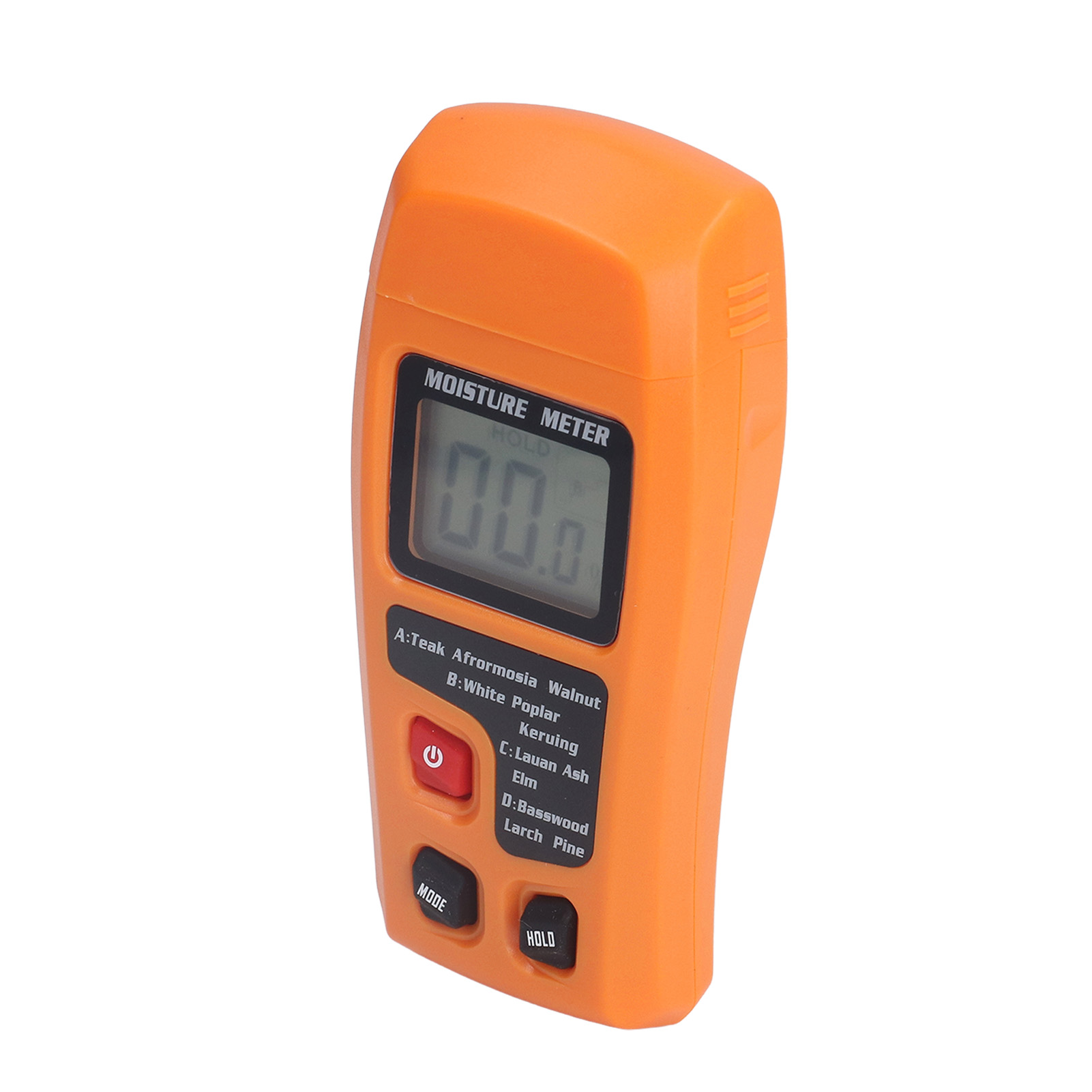 Holzfeuchtemessgerät - Feuchtigkeitsmesser Für Parkettböden, Karton Und Andere Materialien - Oranges Hygrometer (batterie Nicht Enthalten, Lieferung Ohne Batterie)
