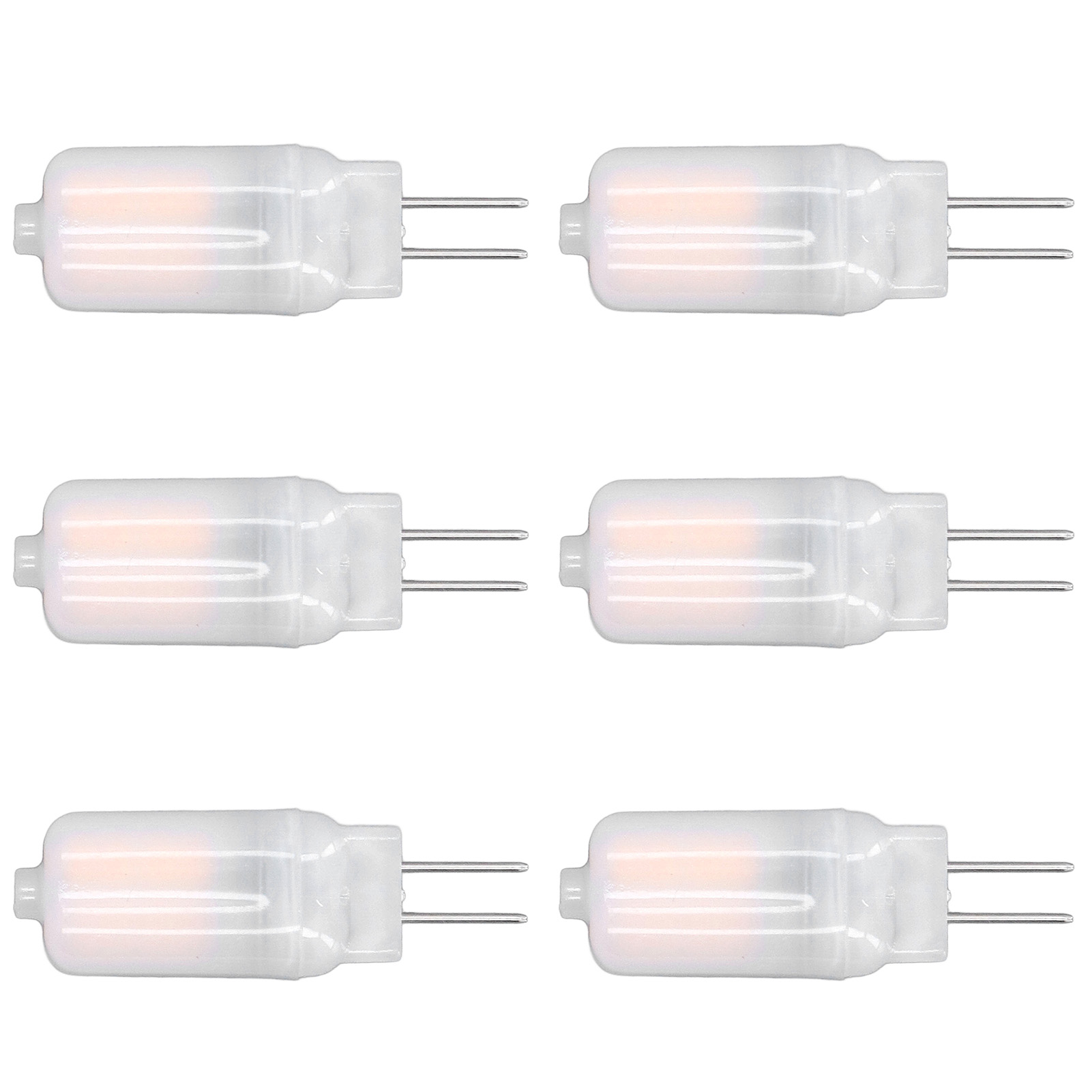 G4 Led 3w 12v Glühbirne Für Kronleuchter, Deckenleuchten, Wandleuchten Und Tischlampen - 6er-pack (cremeweiße, Warmweiße Farbtöne)