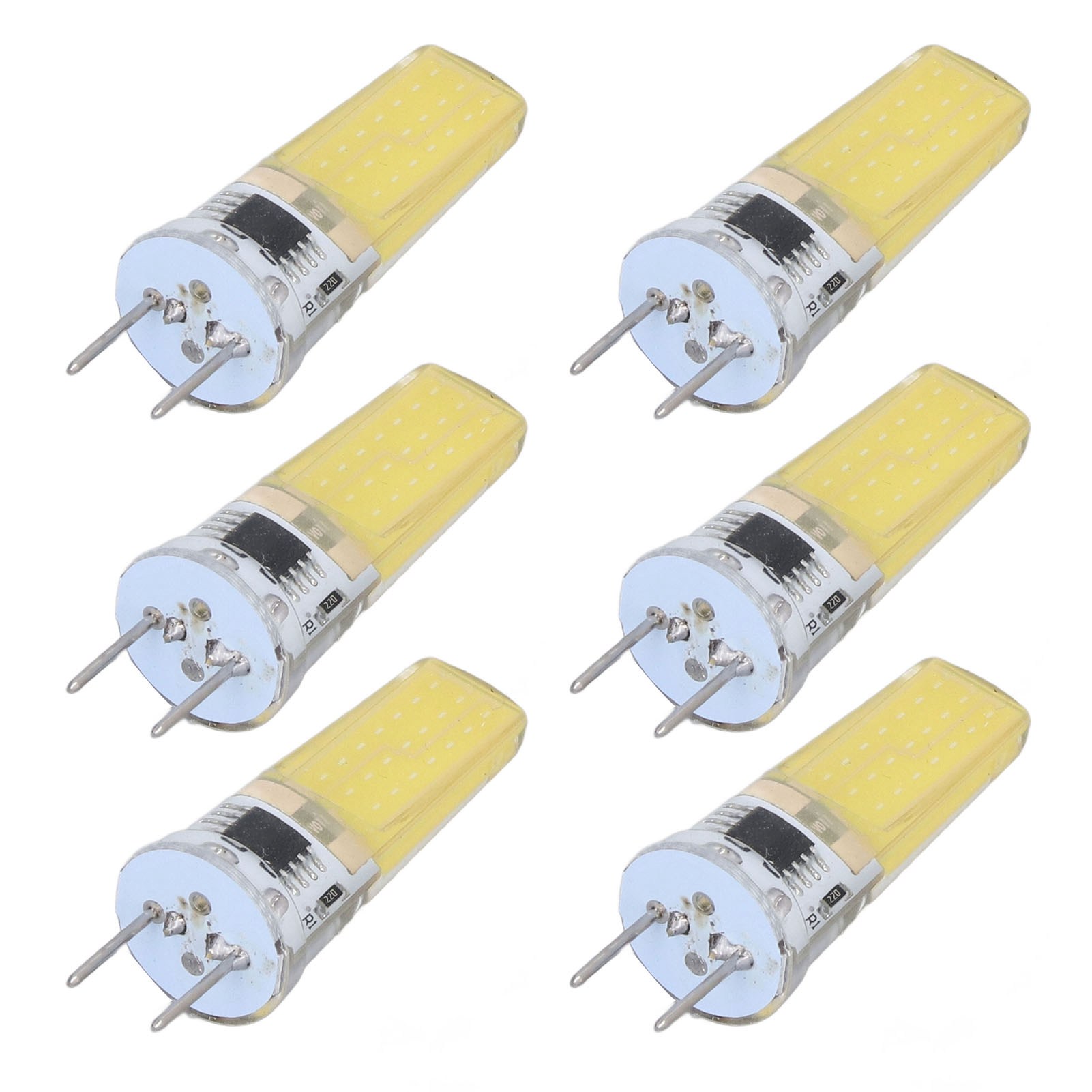 Konvolut G8 Cob 5w Dimmbare Glühbirnen, 6 Stück, 100-120v, Kaltweiß, Für Pendel-, Decken-, Wand- Und Tischlampen (ce/rohs).