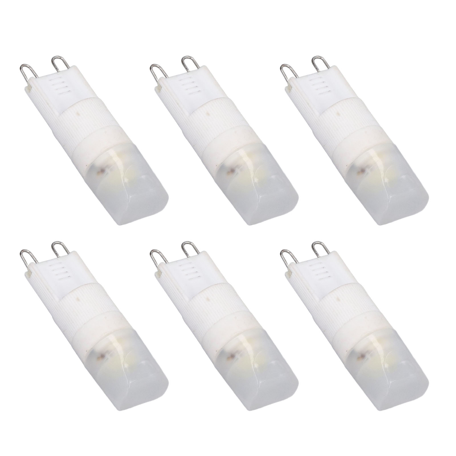 G9 Led 2w Cob-lampe, Miniaturlampe Für Kronleuchter, Deckenleuchten, Wandleuchten, Tischlampen, 6er-pack (220v, Kaltweiß)