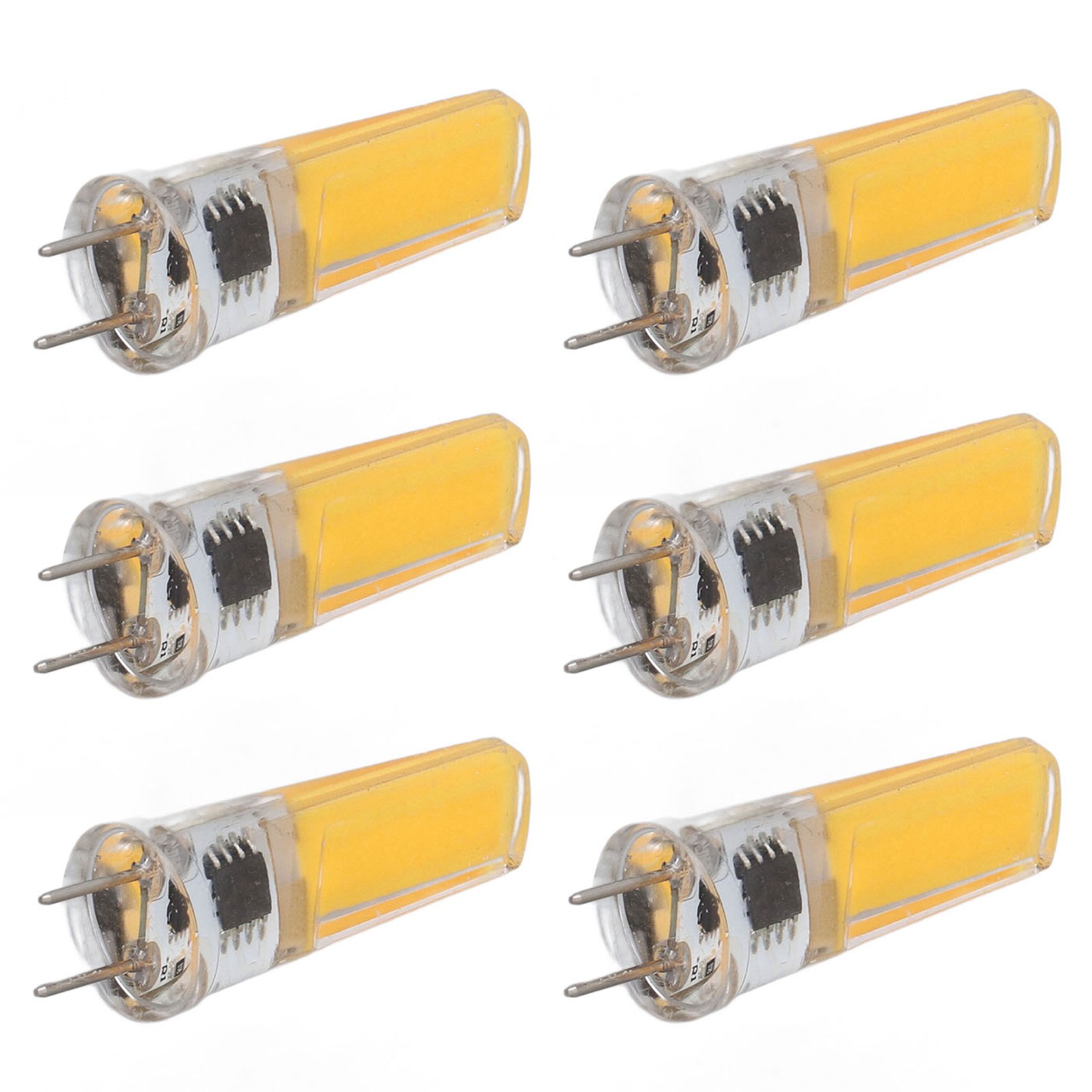 Packung Mit 6 Dimmbaren G8 5w Cob-lampen, Warmweiß (100-120v), Für Kronleuchter, Deckenleuchten, Wandleuchten Und Tischlampen.