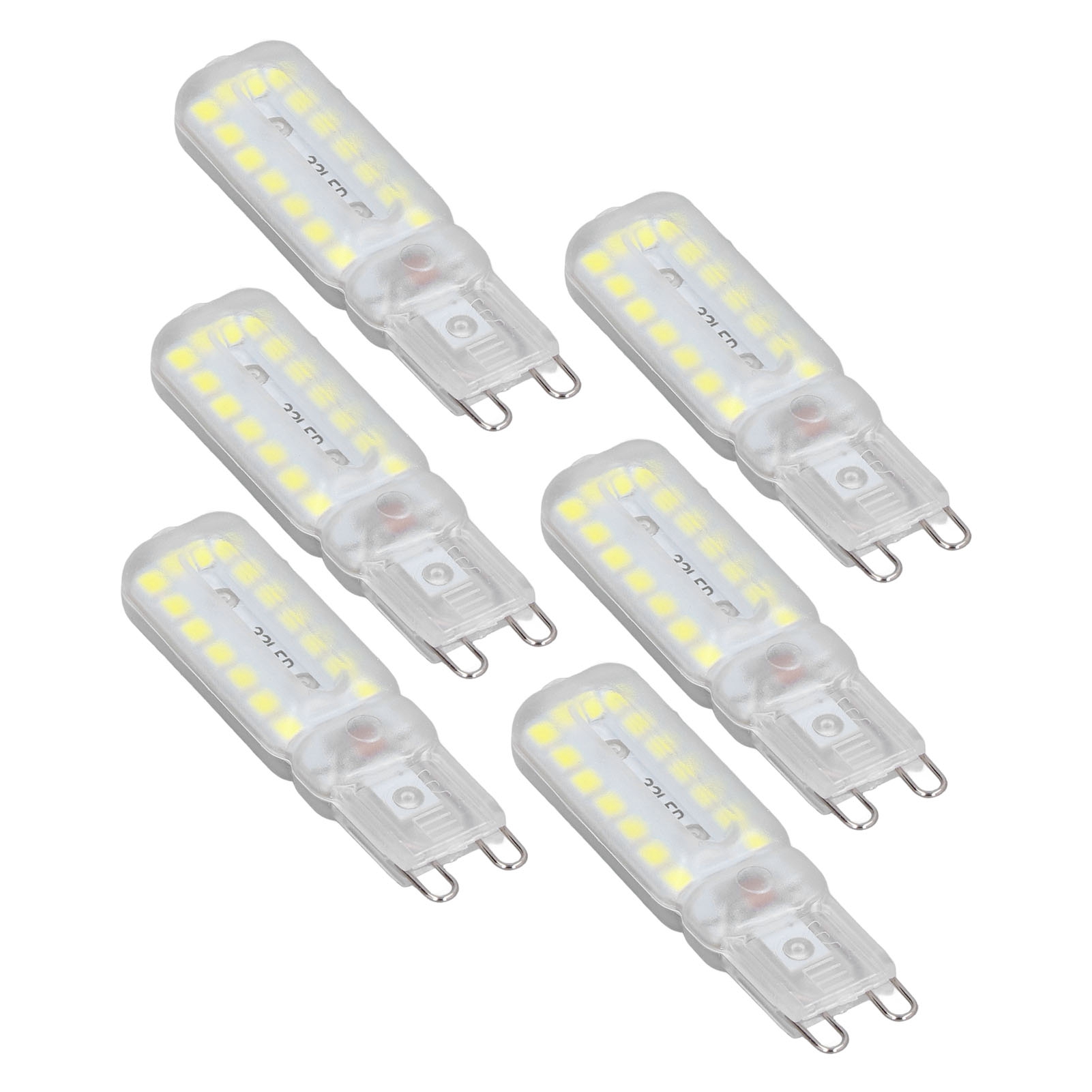 6er-pack G9 7w 32led Dimmbare Glühbirnen Für Pendelleuchten, Deckenleuchten, Wandleuchten Und Tischlampen, Kaltweiß 220-240v, Ce+rohs Zertifiziert.