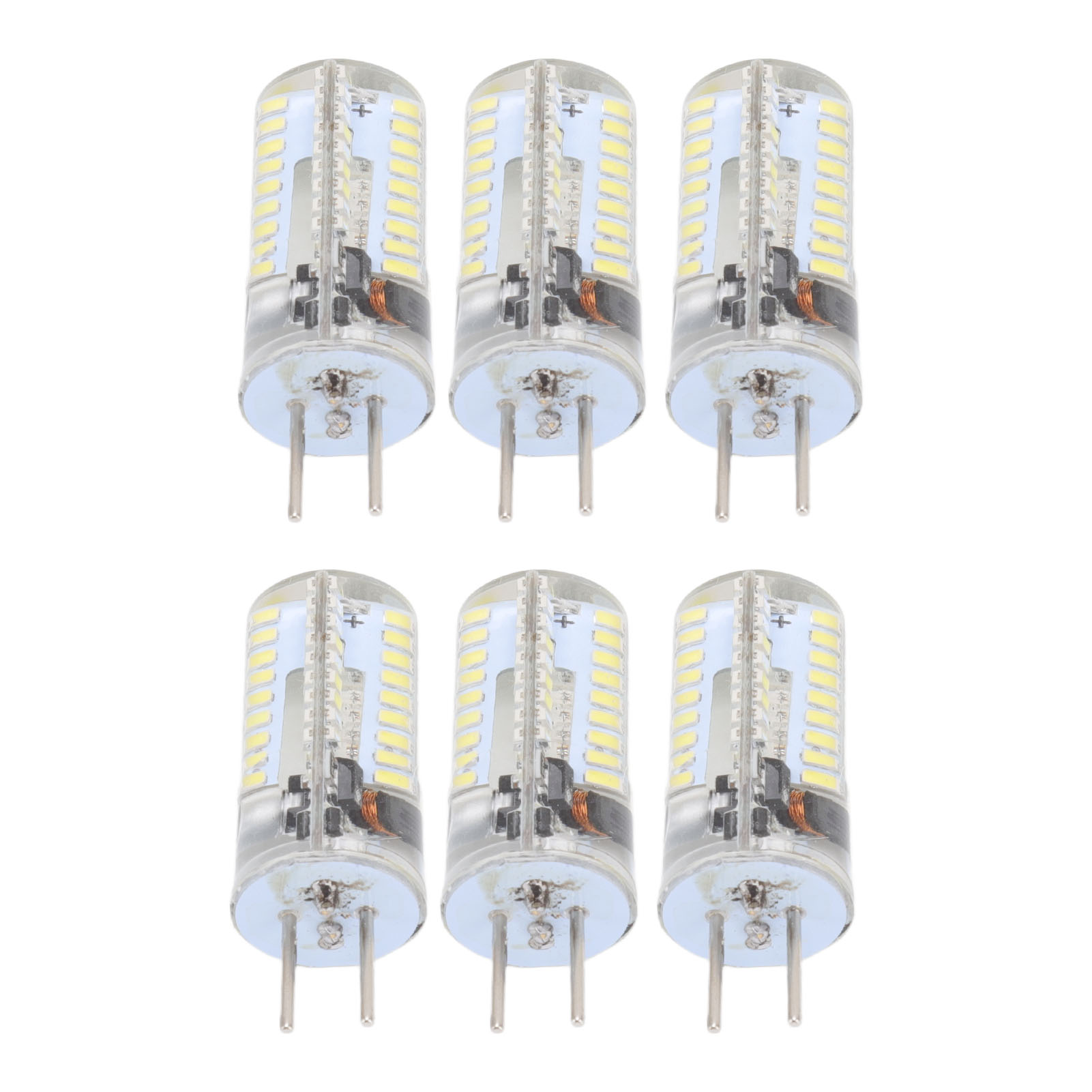 Gy6.35 5w 72led Led-lampe, 6 Stück, Kaltweißes, Maisgelbes Licht Für Deckenleuchten, Kronleuchter, Wandleuchten Und Tischlampen. Ce/rohs-zertifiziert.