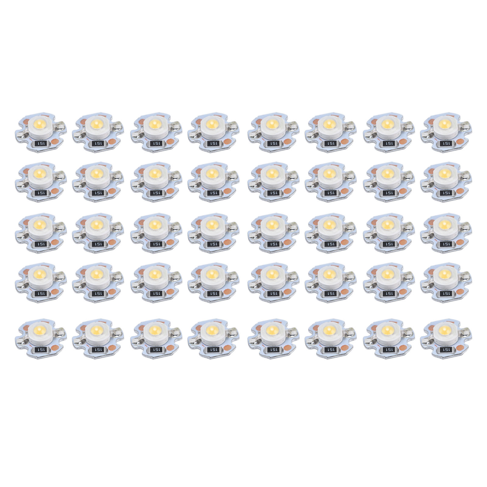 40er-packung Mit Hochleistungsfähigen 24v 1w Smd-leds Mit Aluminiumplatte, Ideal Für Heimwerkerarbeiten, Werkstatt, Arbeitsbeleuchtung, Strahler, Möbelbeleuchtung, Modellbau Und Scheinwerfer (16 Mm–24
