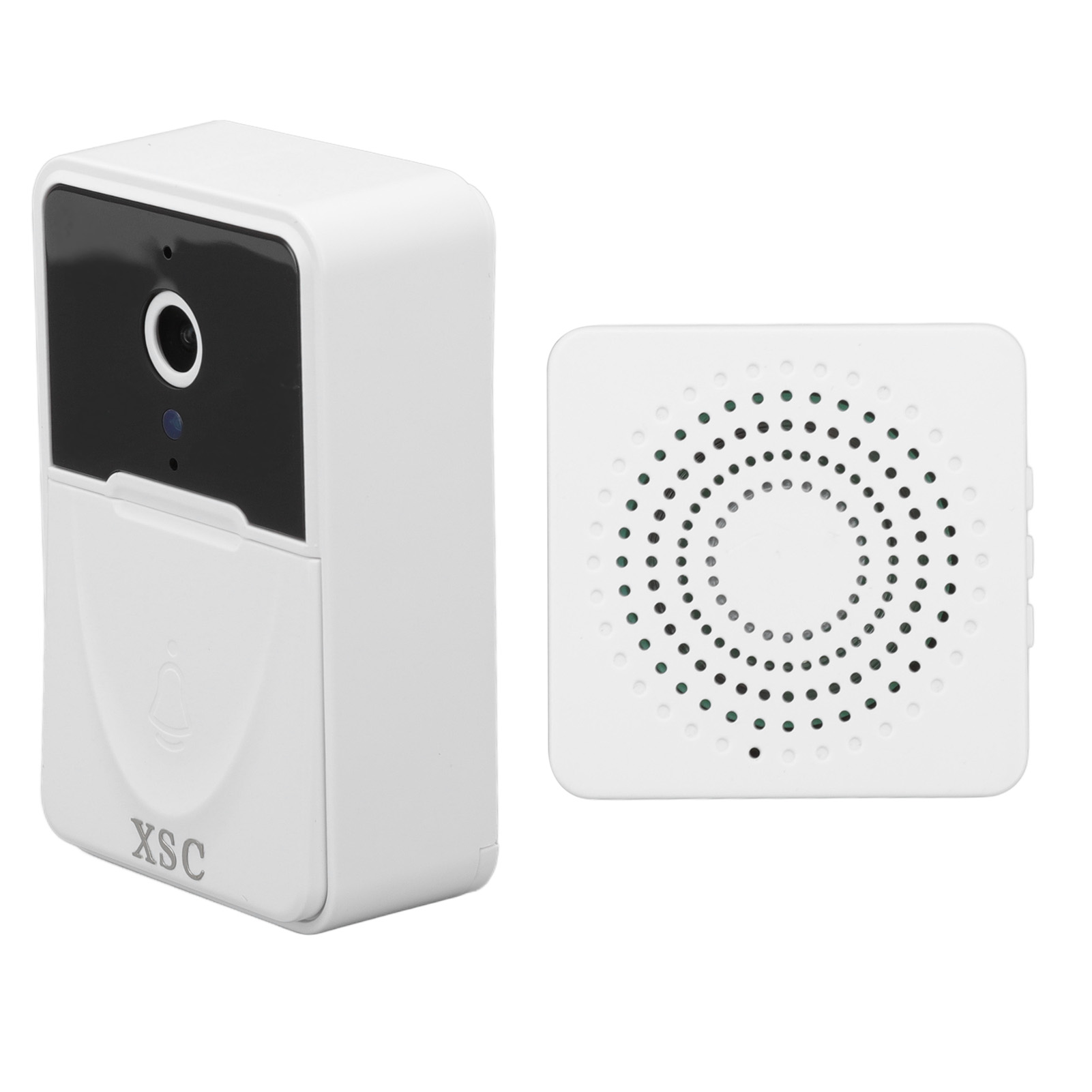 X3 Drahtlose Wlan-videotürklingel Mit Integriertem Lithium-akku, Intelligenter Videoüberwachungskamera, Fernsteuerung Per Sprachbefehl Über Smartphone, 360°-rundumsicht Für Ihr Zuhause