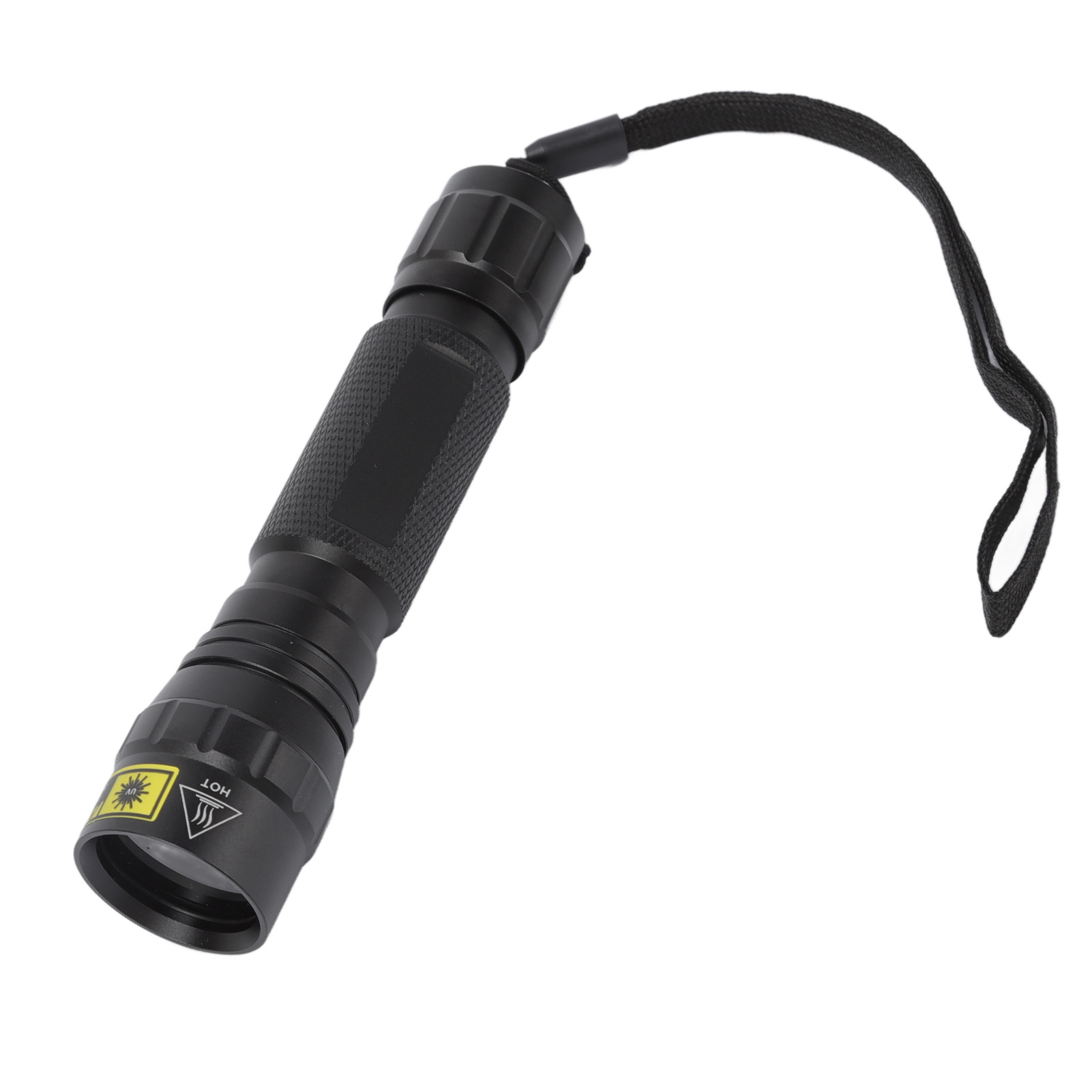 365nm Uv-schwarzlicht-taschenlampe, Falschgelddetektor, Katzenflechten- Und Skorpiondetektor, Mit Schwarzem Glas (lieferung Ohne Batterie, Modell 501b Flachkopf).