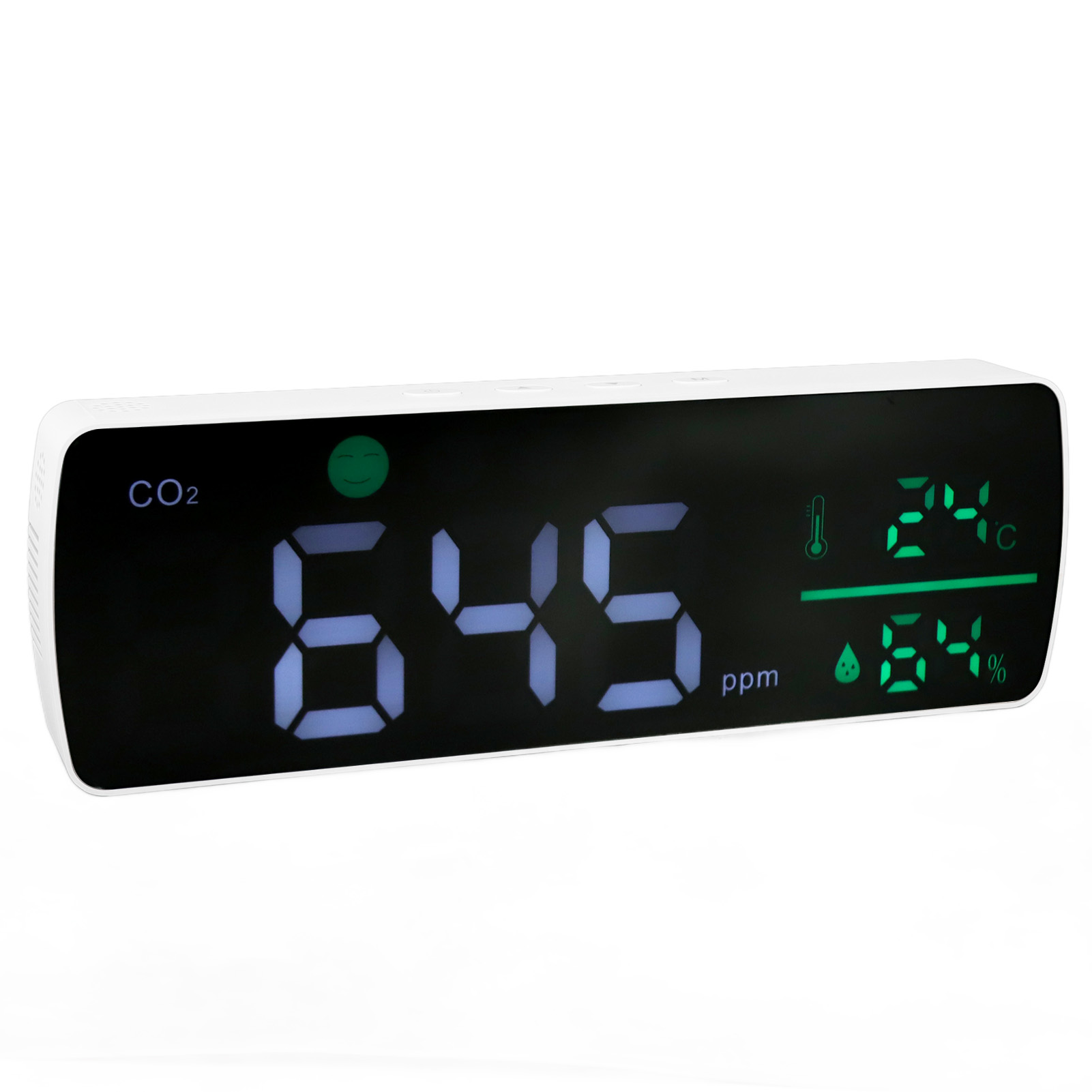 2000-mah-co₂-analysator, Infrarot-luftqualitätssensor, Umgebungsthermometer Und Hygrometer, Modell Cd06, Eingebauter Akku Im Lieferumfang Enthalten