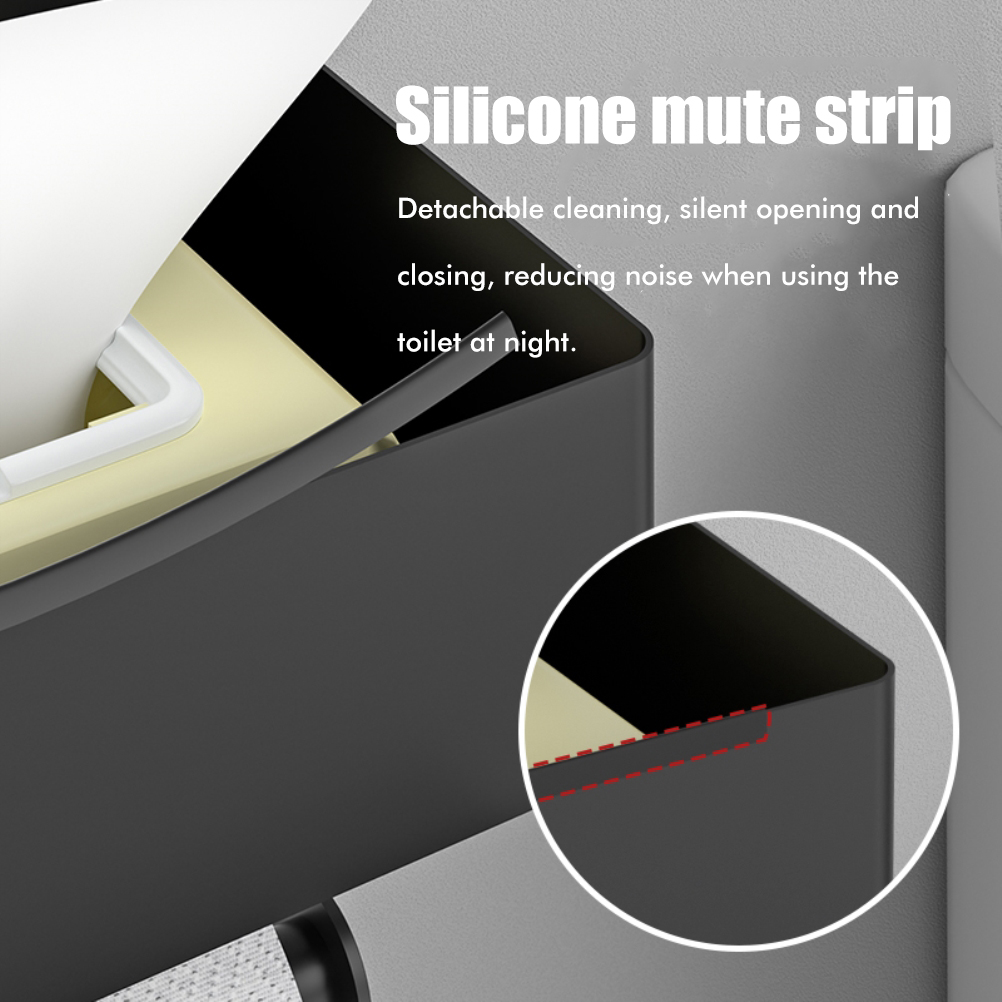 Toilettenpapierhalter C Mit Feuchttuchspender, Multifunktionale Edelstahl-taschentuchbox, Doppelte Vertikale Stangenhalterung, Befestigungsset Inklusive (1 Box, 1 Klebehaken, 4 Schrauben, 4 Dübel)