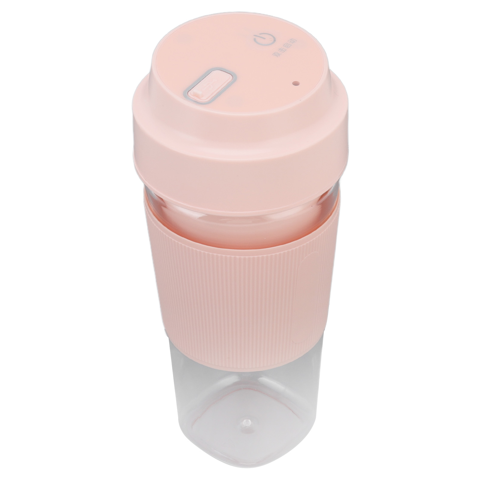 Mini-tragbarer Usb-entsafter Mit Aufladbarer Batterie, Inklusive Lithium-akku, Persönlicher Saftzerkleinerer, 4-klingen-mixbecher In Pink, Ideal Für Zuhause Und Unterwegs.