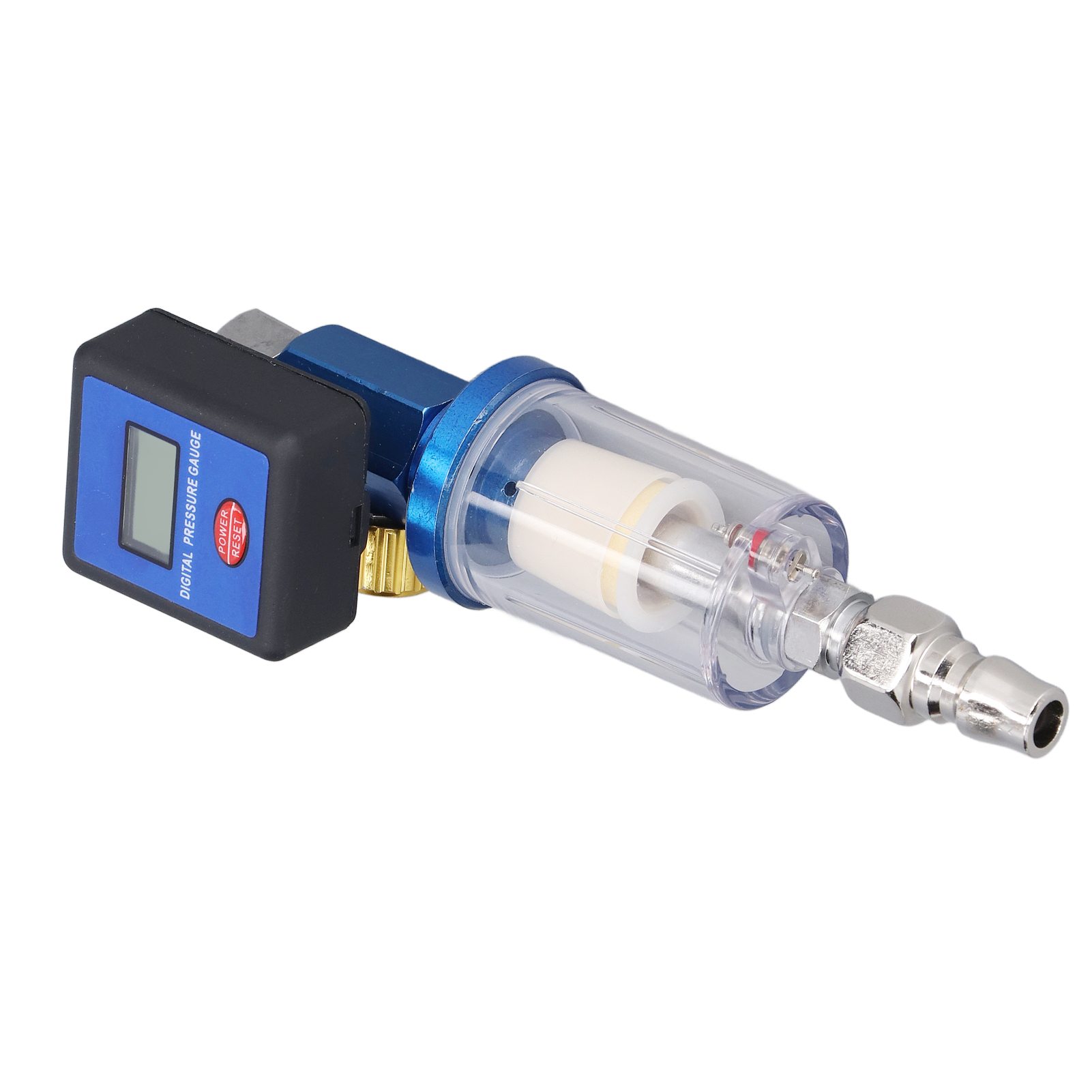 G1/4 Luftdruckmesser Mit Anschluss, Öl-wasser-filterregler (luftpolsterverpackt, Lieferung Mit Eingebauter Batterie)