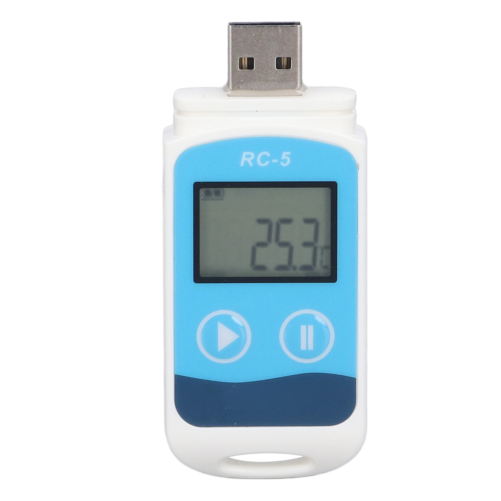 Rc-5 Kühltransportthermometer, Tragbarer Automatischer Usb-datenlogger (lieferung Ohne Batterie)