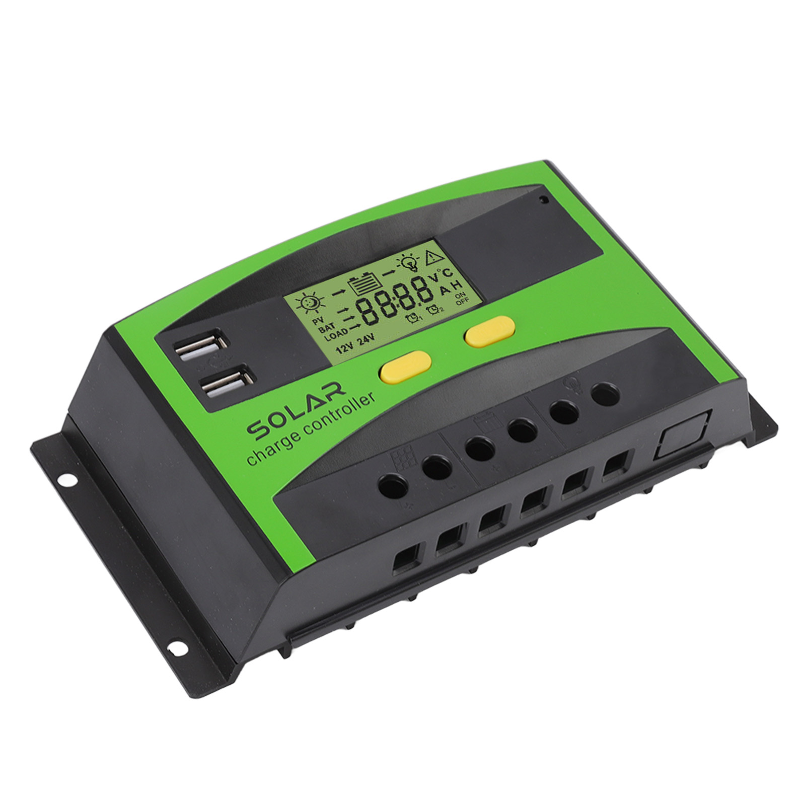 12v/24v 60a Pwm-solarladeregler, Intelligentes Ladegerät Für Photovoltaik-led-beleuchtung