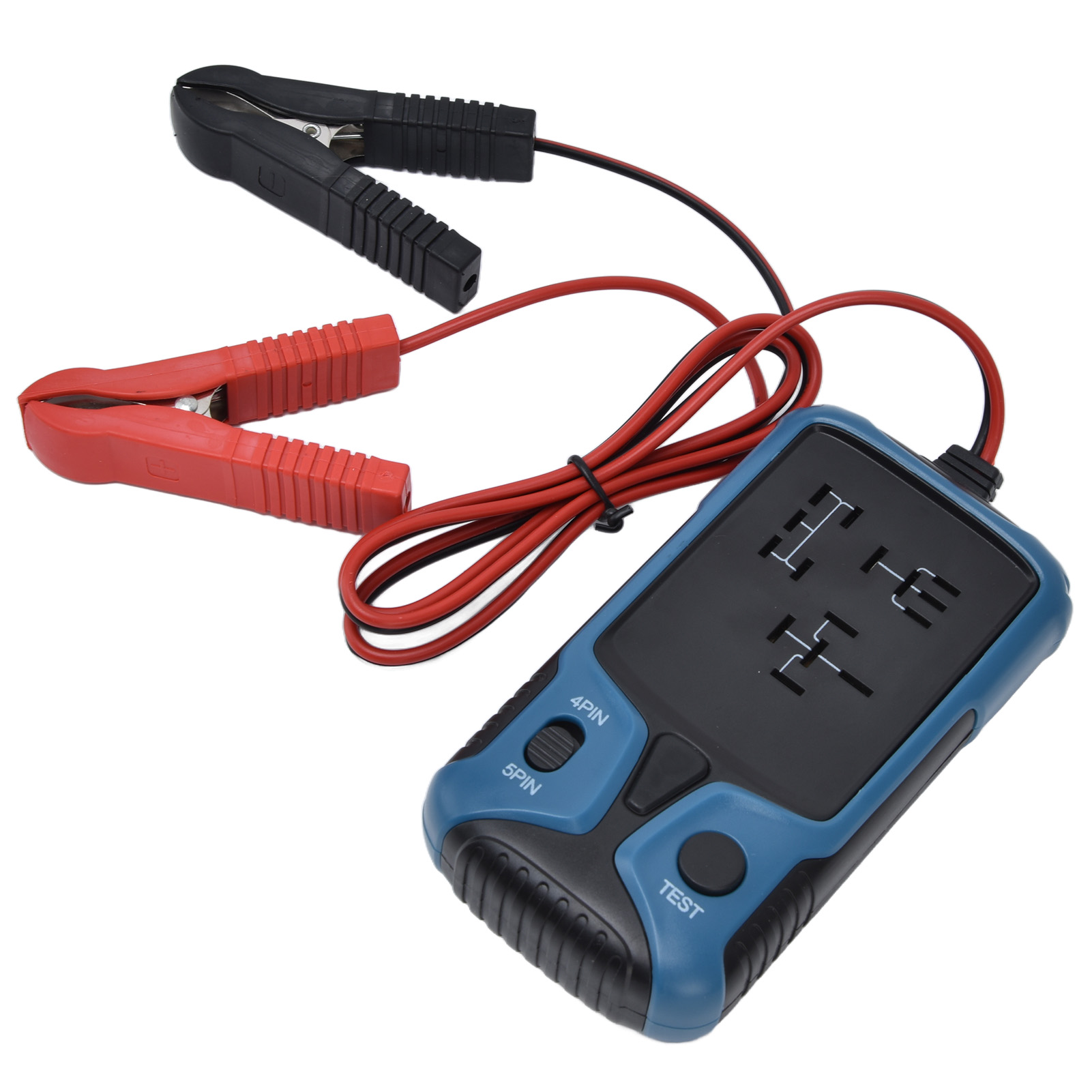 12-v-batterieanalysator, Tragbarer, Hitzebeständiger Relais-tester, Schwarz