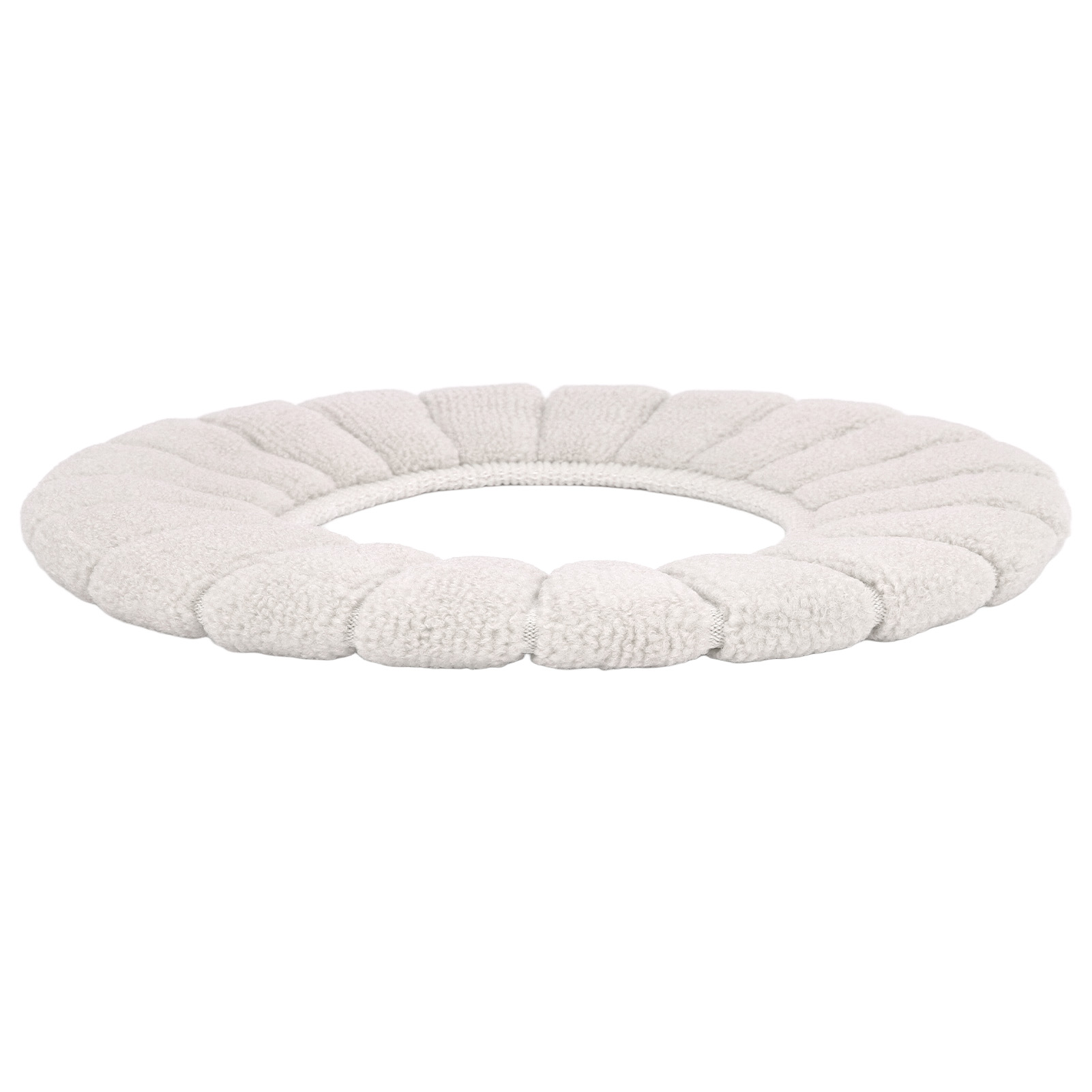 Set Mit 2 Weichen, Beigefarbenen Toilettensitzbezügen, Rutschfest, Waschbar, Für Den Winter, Weiche Toilettenauflagen