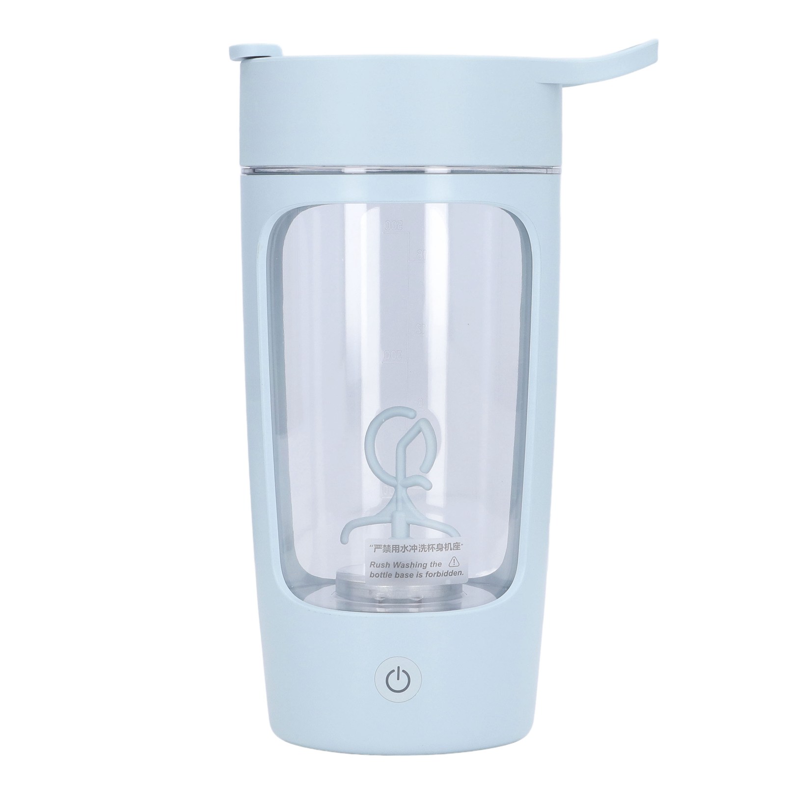 Elektrischer Protein-shaker/mixer, 650 Ml, Wiederaufladbar, Tragbarer Fitnessbecher Mit Integriertem Akku, Blau