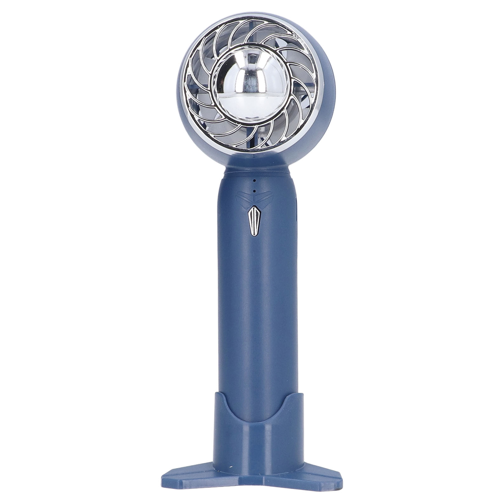 Tragbarer Usb-turboventilator, Für Hand Und Tisch Geeignet, Mini-ventilator Mit 2000-mah-hochleistungsakku (modell A, Eingebauter Akku), Blau