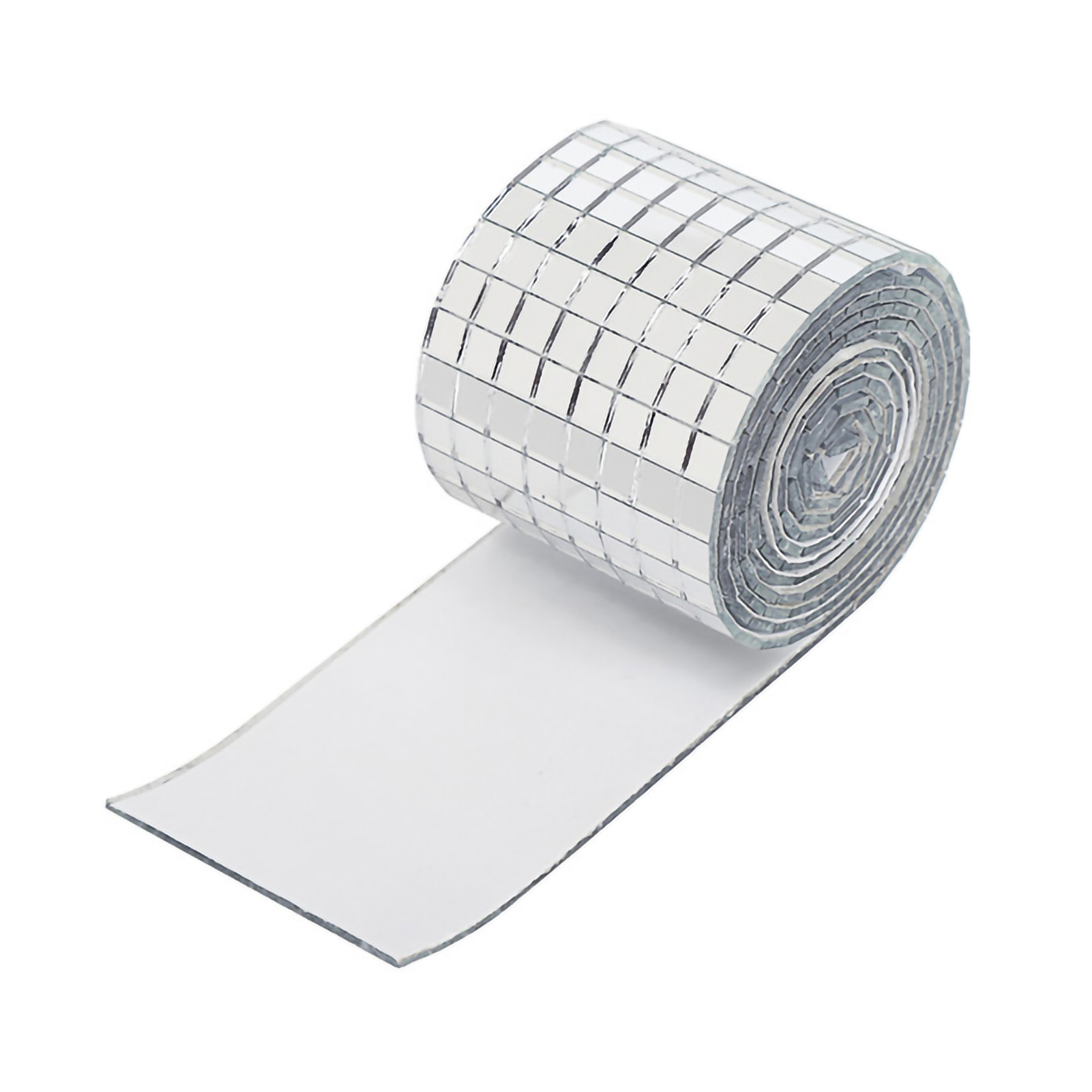 Silbernes Mosaik-wandaufkleber-set, 1 Meter, Selbstklebende Wandverkleidung, Fliesen In Silbermosaik-optik, Dekorative Wandverkleidung 1 M.