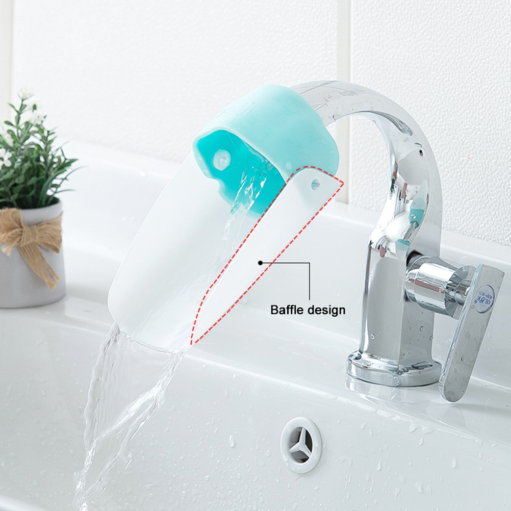 Universeller, Ausziehbarer Wasserhahn Für Kinder, Waschbeckenauslauf, Handwaschzubehör, Grau (1 Stück Pro Packung)