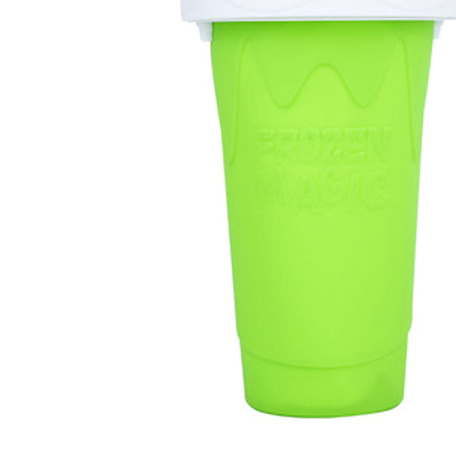 400 Ml Grüner Silikon-smoothiebecher, Schnellkühlender Eiswürfelbecher, Ideal Für Sommergetränke
