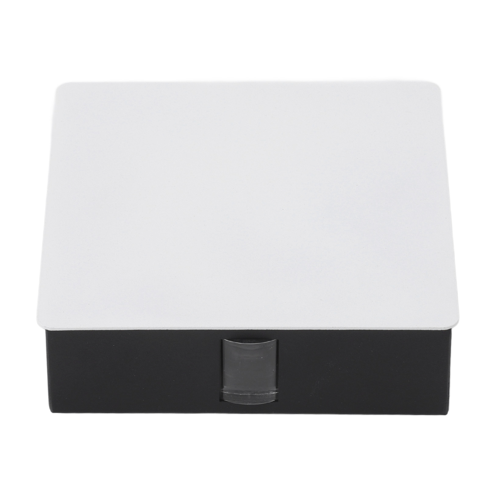 12w 4-flammige Led-wandleuchte Aus Aluminium, Weißer Quadratischer Wandstrahler Für Schlafzimmer, Wohnzimmer, Flur, Ktv, Esszimmer, Ac85-265v Spannung, Warmweißes Licht, Weißes Gehäuse.
