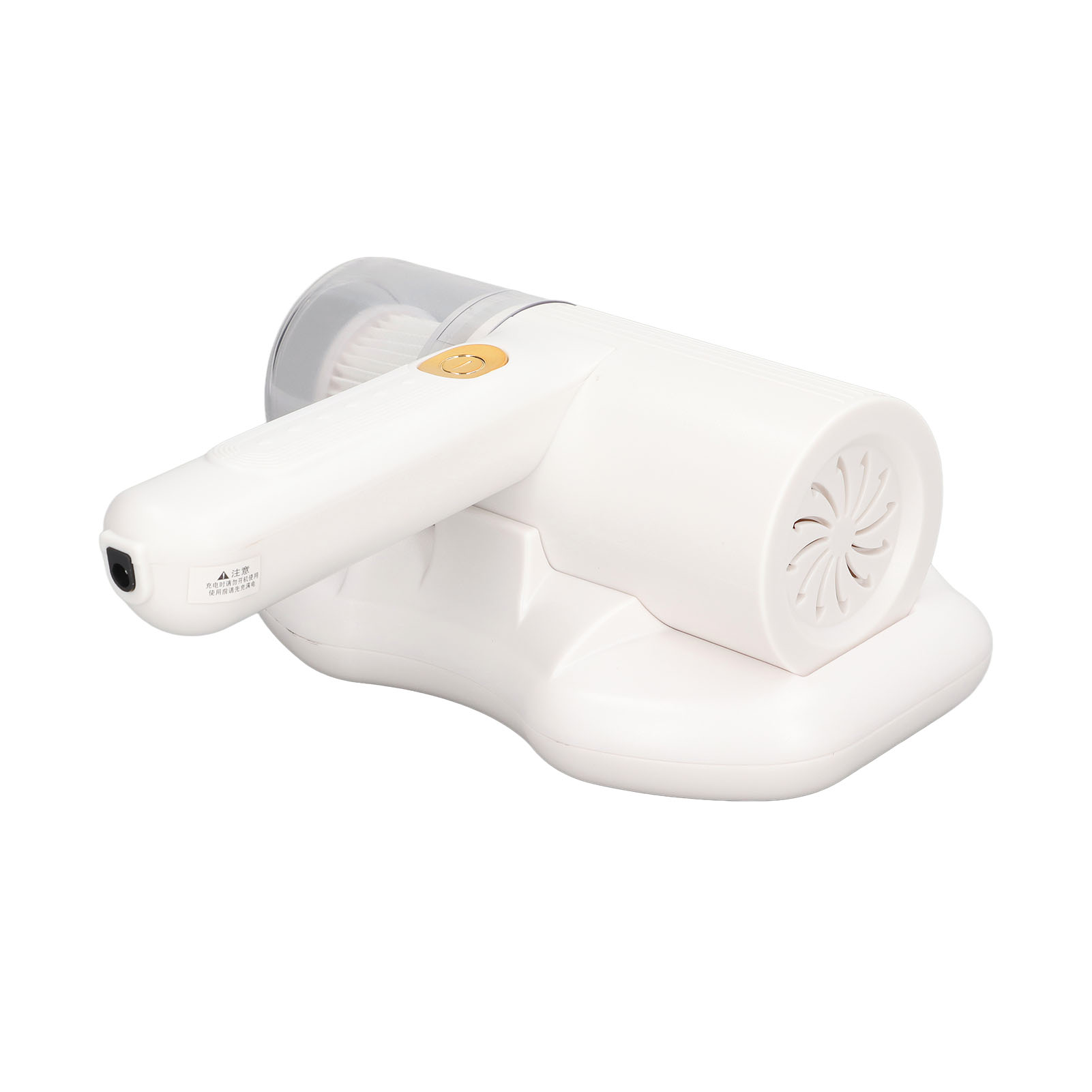 Tragbarer, Kabelloser, Per Usb Aufladbarer Milbenstaubsauger, Weiß - Leistungsstarker Uv-sensor Mit Doppelperkussion, Wiederaufladbares Milbenbekämpfungsgerät (mit Eingebautem Akku)