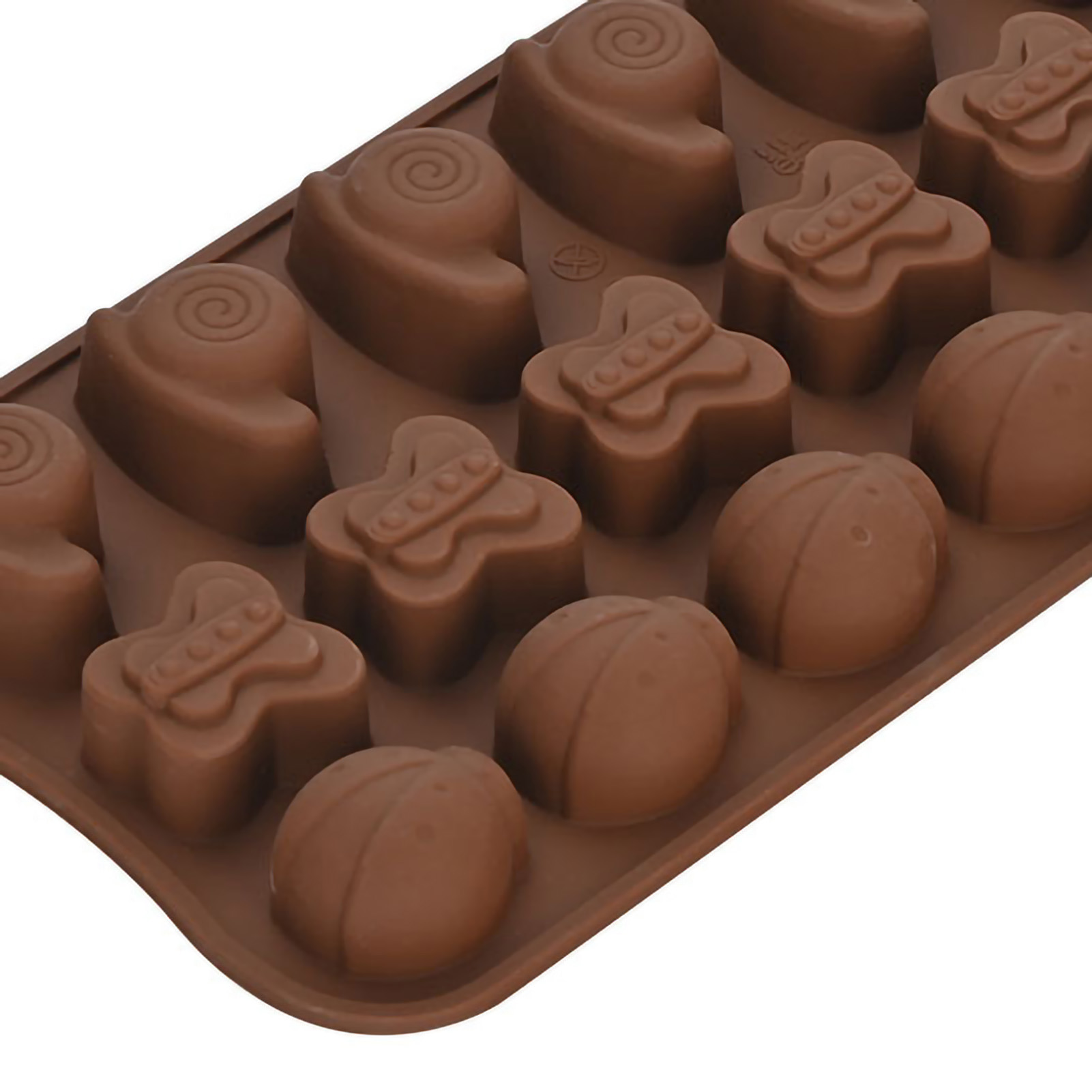 Silikon-backform-set Für Schokolade, Herzen, Pudding, Gelee, Eiswürfel, Halloween, Buchstaben, Süßigkeiten, Cc-082