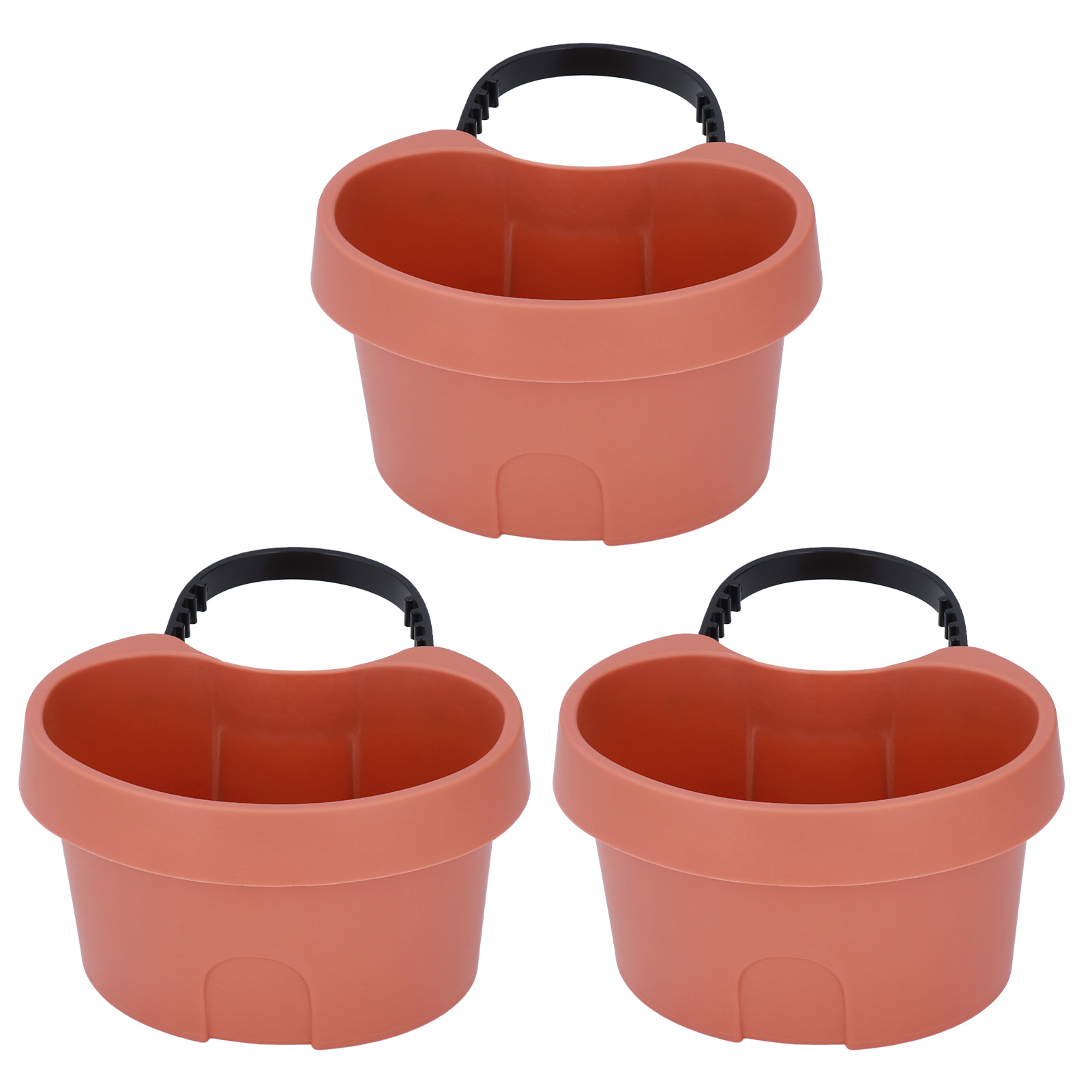 Verstellbarer, Wandmontierter Blumentopf Mit Integriertem Bewässerungsschlauch, Aus Kunststoff, Für Den Balkon, Inklusive Befestigungsset.