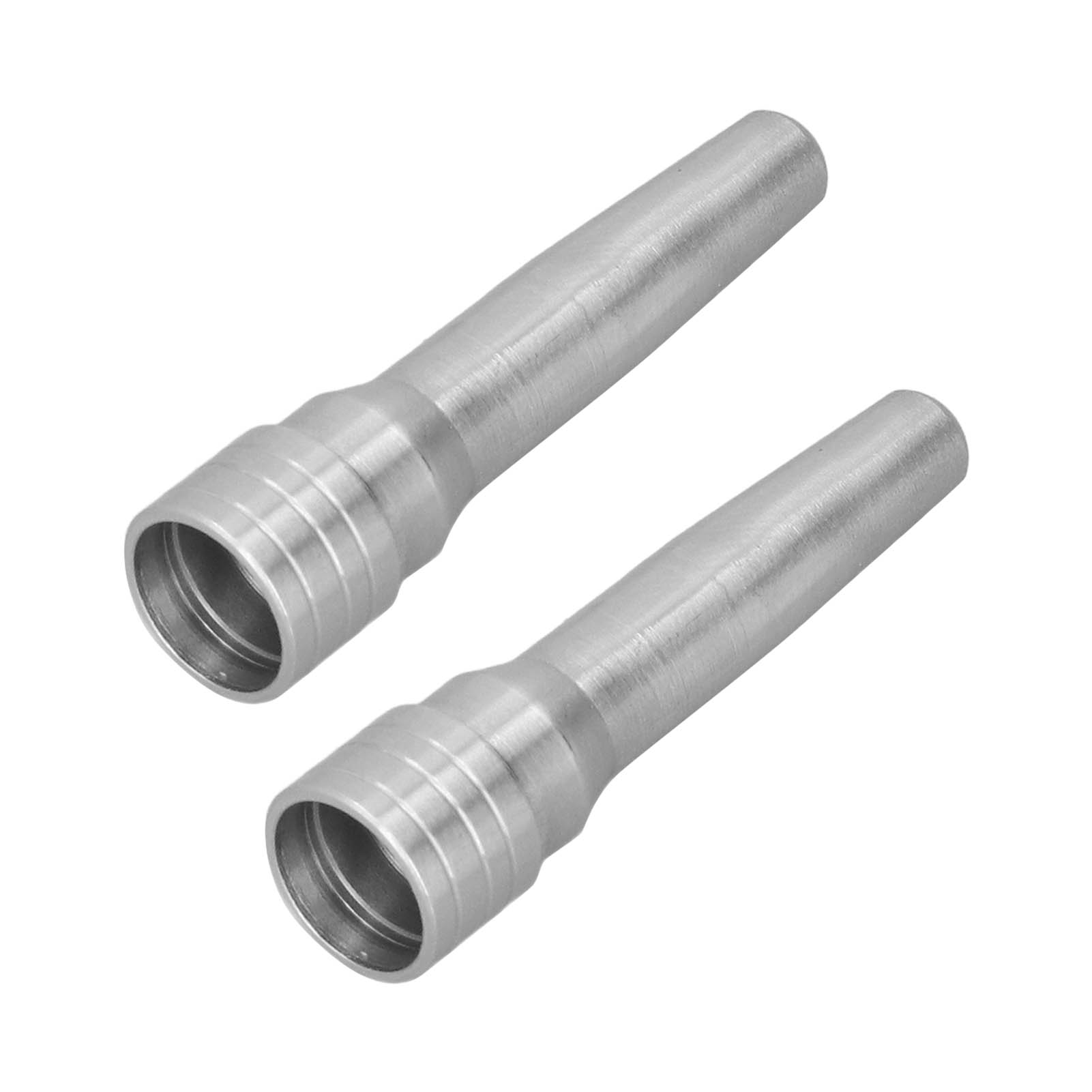 Set Mit 2 Länglichen Silikon-dampfdüsen Für Delonghi-kaffeemaschinen, Edelstahl-auslauf Mit 1 Loch Für Milchaufschäumer