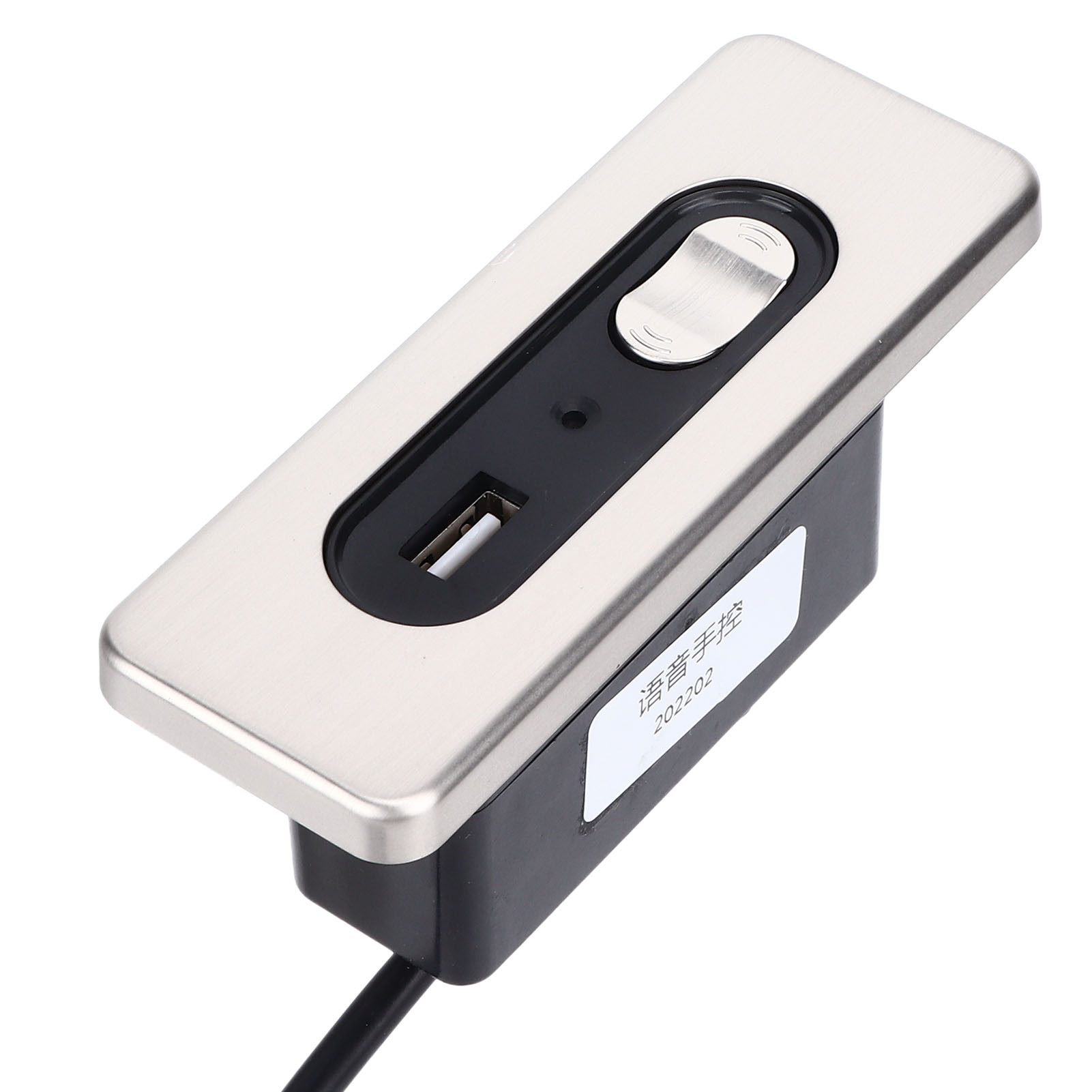 Elektrisches Sofa Mit Manueller Steuerung + Sprachsteuerung Mit Usb-ladeanschluss, 5-polige Fernbedienung Für Die Rechte Seite Zur Steuerung Des Motorisierten Relaxsofas.