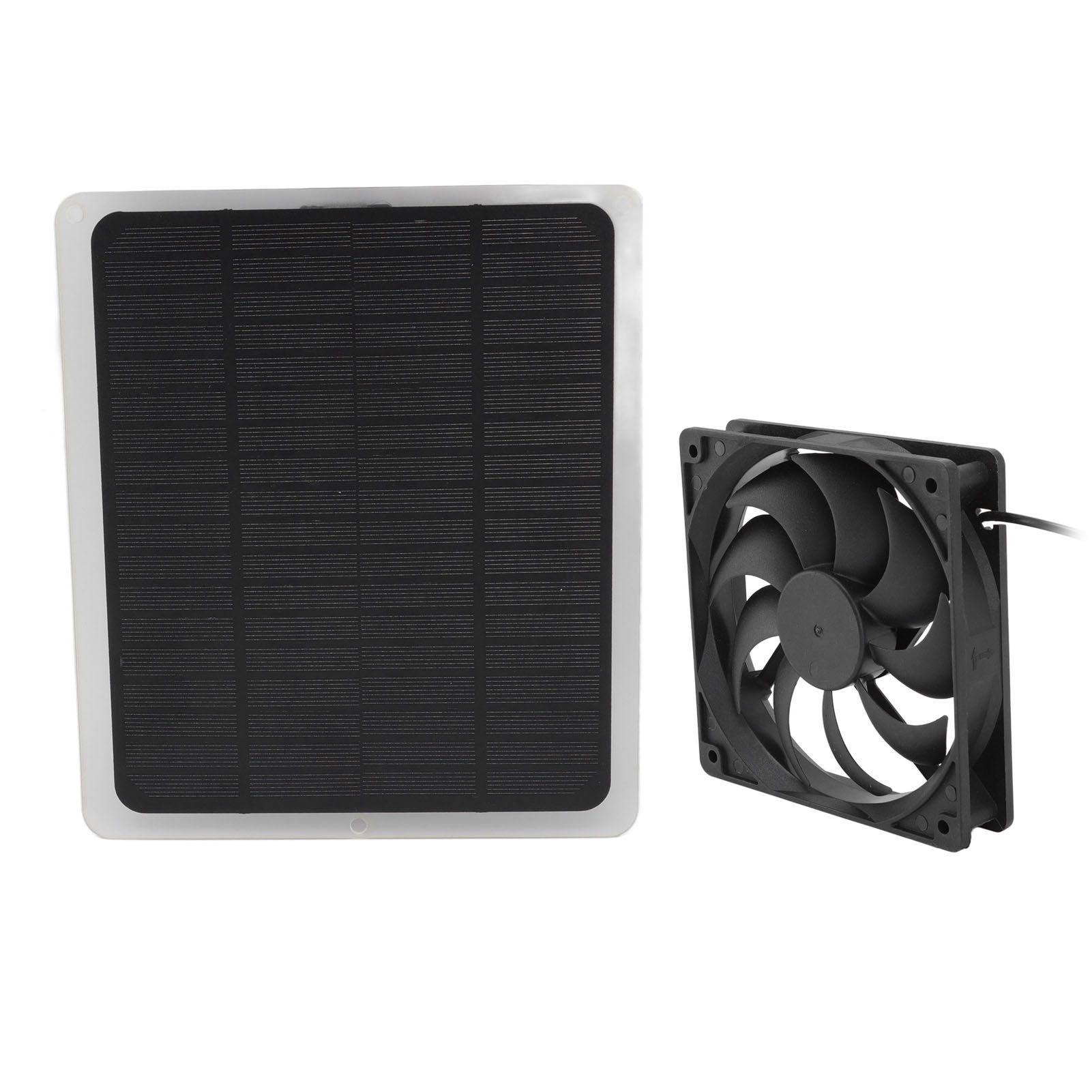 10-w-solar-haustierventilator Mit Solarpanel Bsy-ip014, Batterieloses Belüftungsset