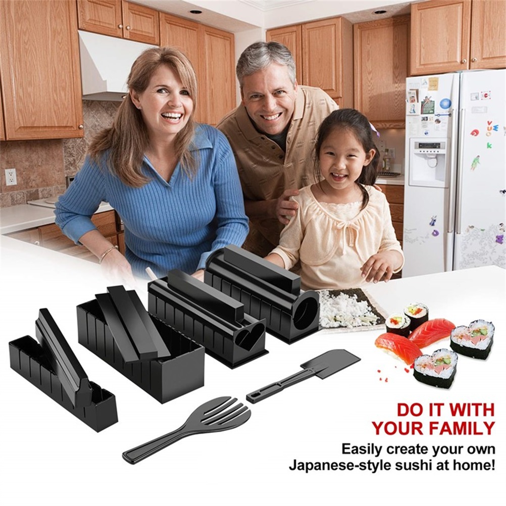 10-teiliges Sushi-set, Diy-werkzeuge Zur Herstellung Von Hausgemachten Maki