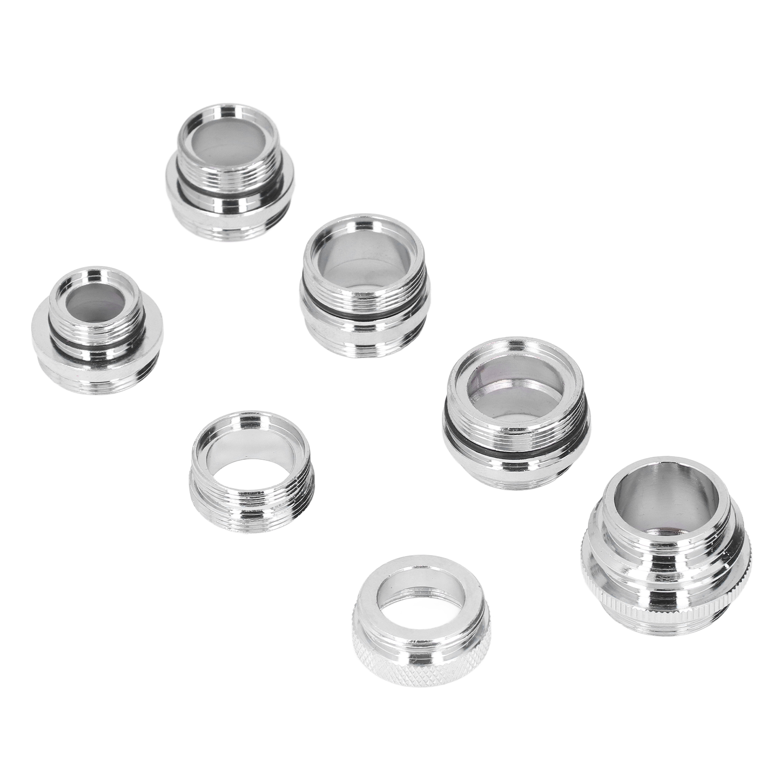 Set Mit 7 Adaptern Für Wasserhahn, Gartenschlauch, Küchenarmatur, Flexibler Schlauchverbinder