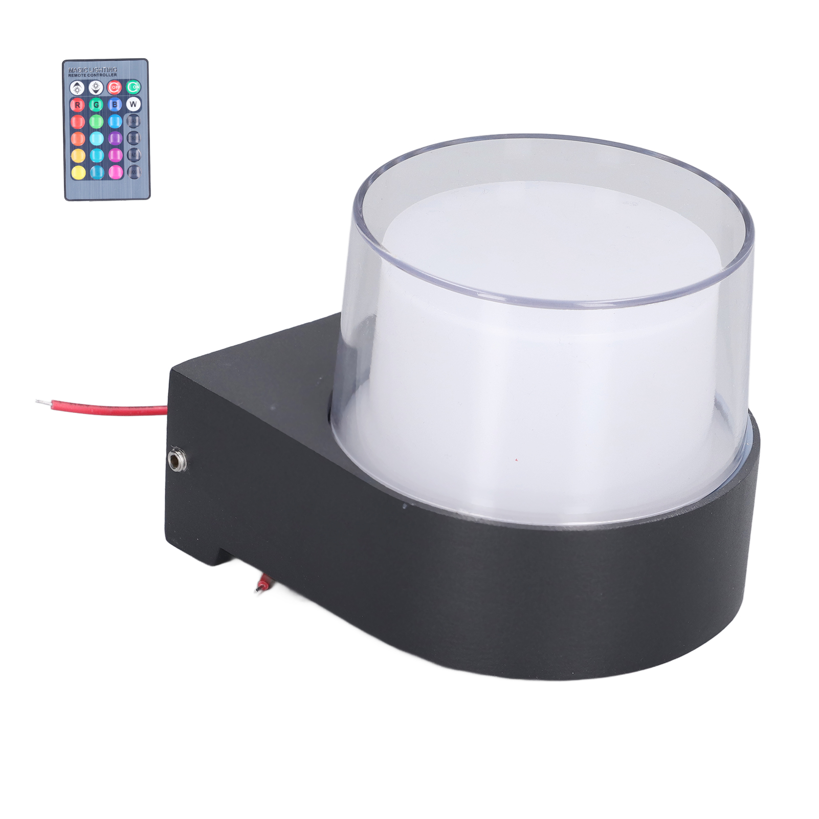 5w Rgb Acryl-led-wandleuchte Mit Eingebauter Batterie-fernbedienung, Für Wohnzimmer, Schlafzimmer, Wasserdichten Außenbereich, Flur, Hotel, Innenhof, Wandhintergrund, Ac85-265v, Rundes Rgb C-modell.