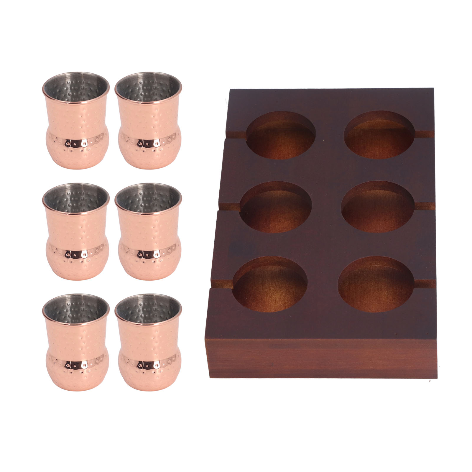 Packung Mit 100 Kupferbechern À 100 Ml, Mini-edelstahlbecher Mit Aufbewahrungsmöglichkeit.