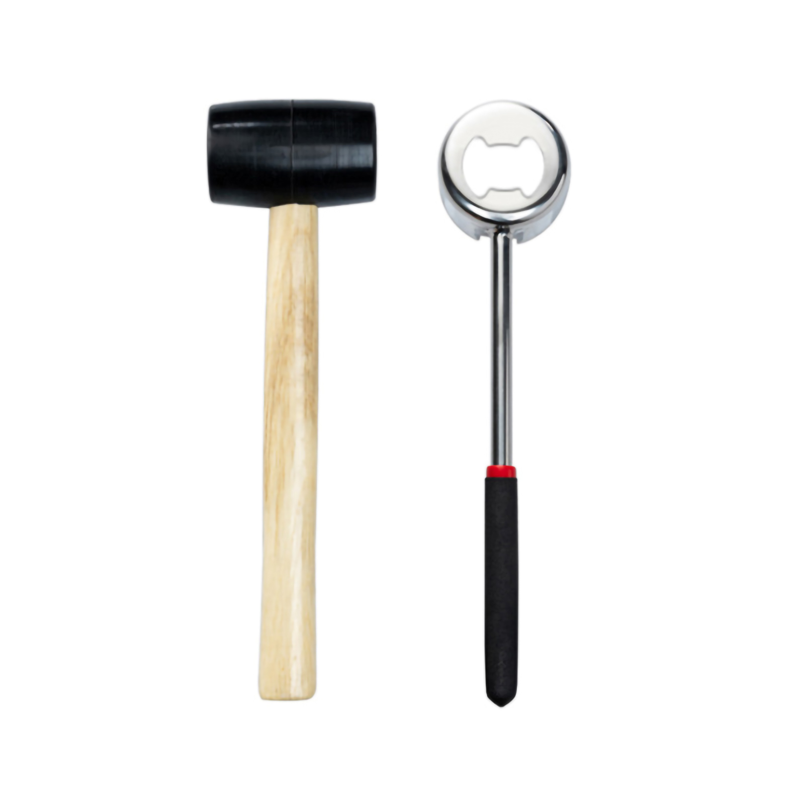 Kokosnussöffner Aus Edelstahl Mit Hammer, Kokosnussbohrset Für Zuhause, Praktisches Zubehör Zum Öffnen Von Kokosnussschalen