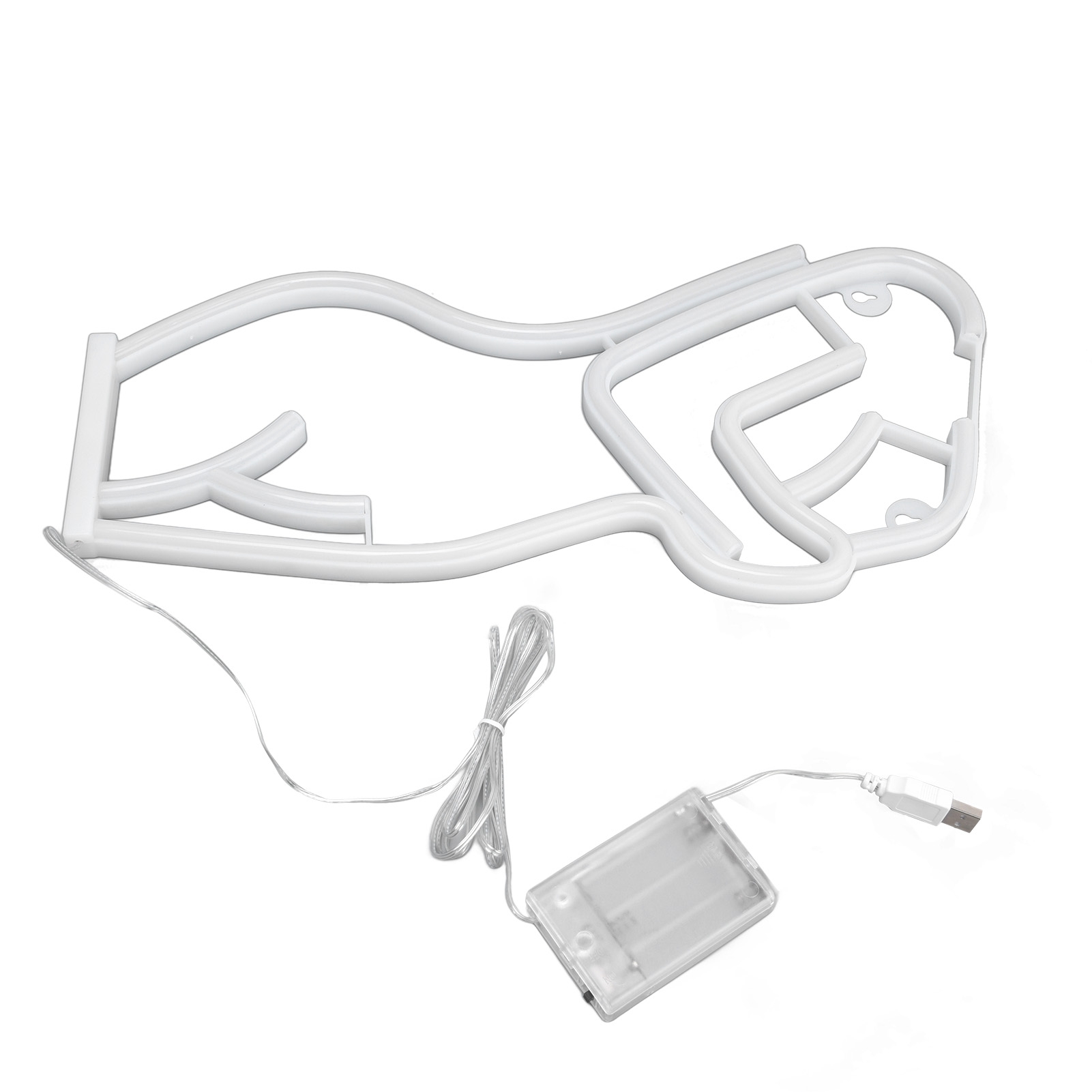 Künstlerische Led-neonleuchte, Transparente Neonröhren, Wanddekoration Für Schlafzimmer, Bar, Hochzeit, Wohnzimmer. Betrieb Über Usb Oder Batterie (batterien Nicht Enthalten). Rosa Licht.