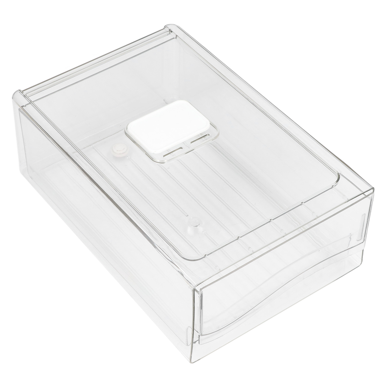 Set Aus Transparenten, Lebensmittelechten Aufbewahrungsboxen Aus Kunststoff Für Den Kühlschrank, Frischhalteboxen Im Schubladenstil, Kleine Und Große Größen, Einzeln Verpackt