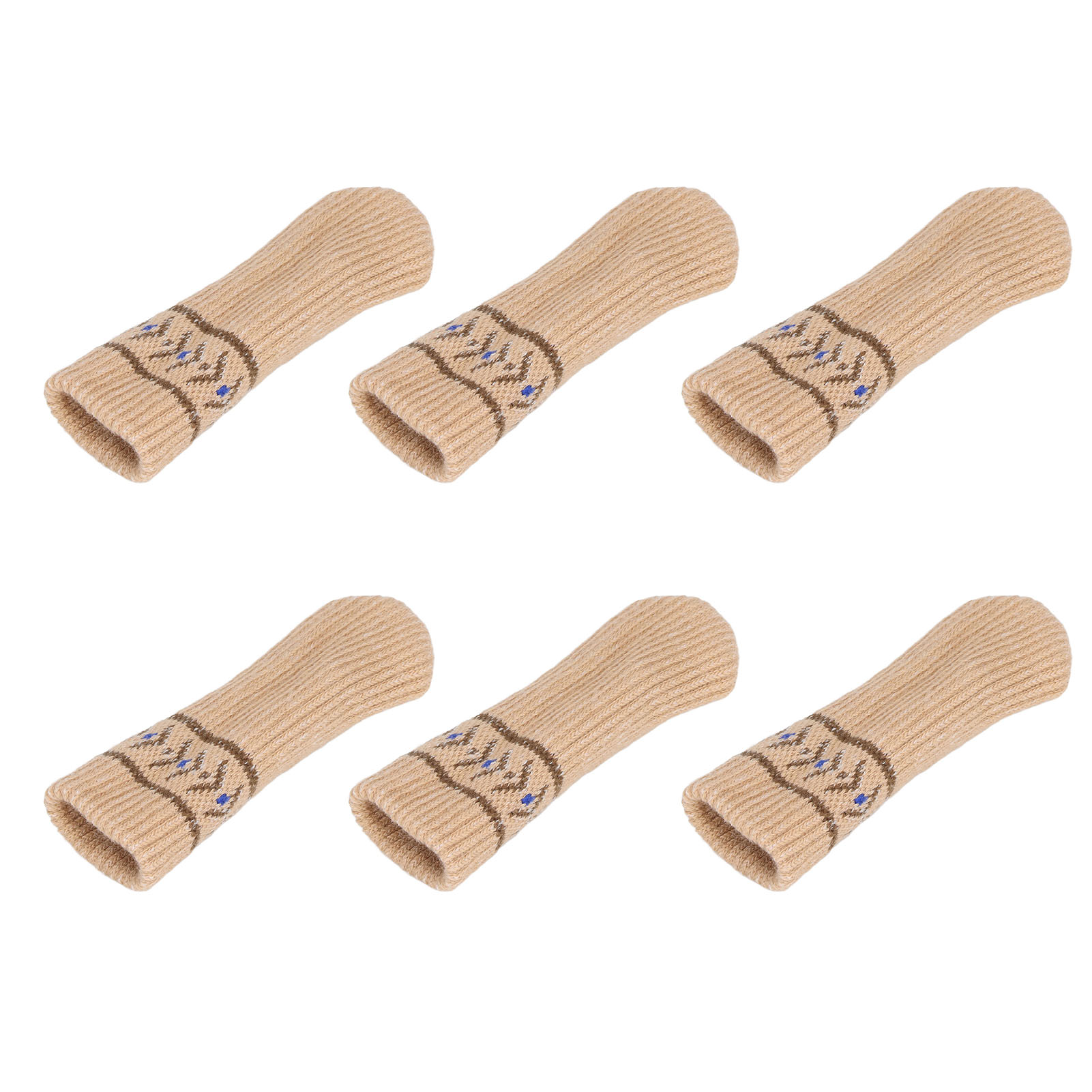 Packung Mit 20 Silikon-stuhlbeinschonern, Rutschfest, Doppellagig, Geräuscharm, Pfeilbeige.