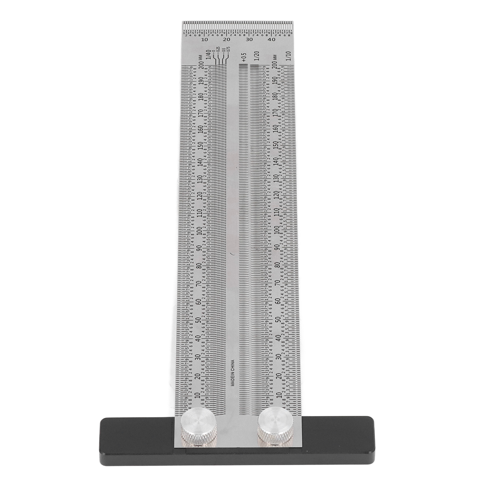 Winkelmesser Aus Edelstahl, 200-mm-lochlineal, Hochpräzise Markierungslineal, Rechtwinkliger Anschlag.